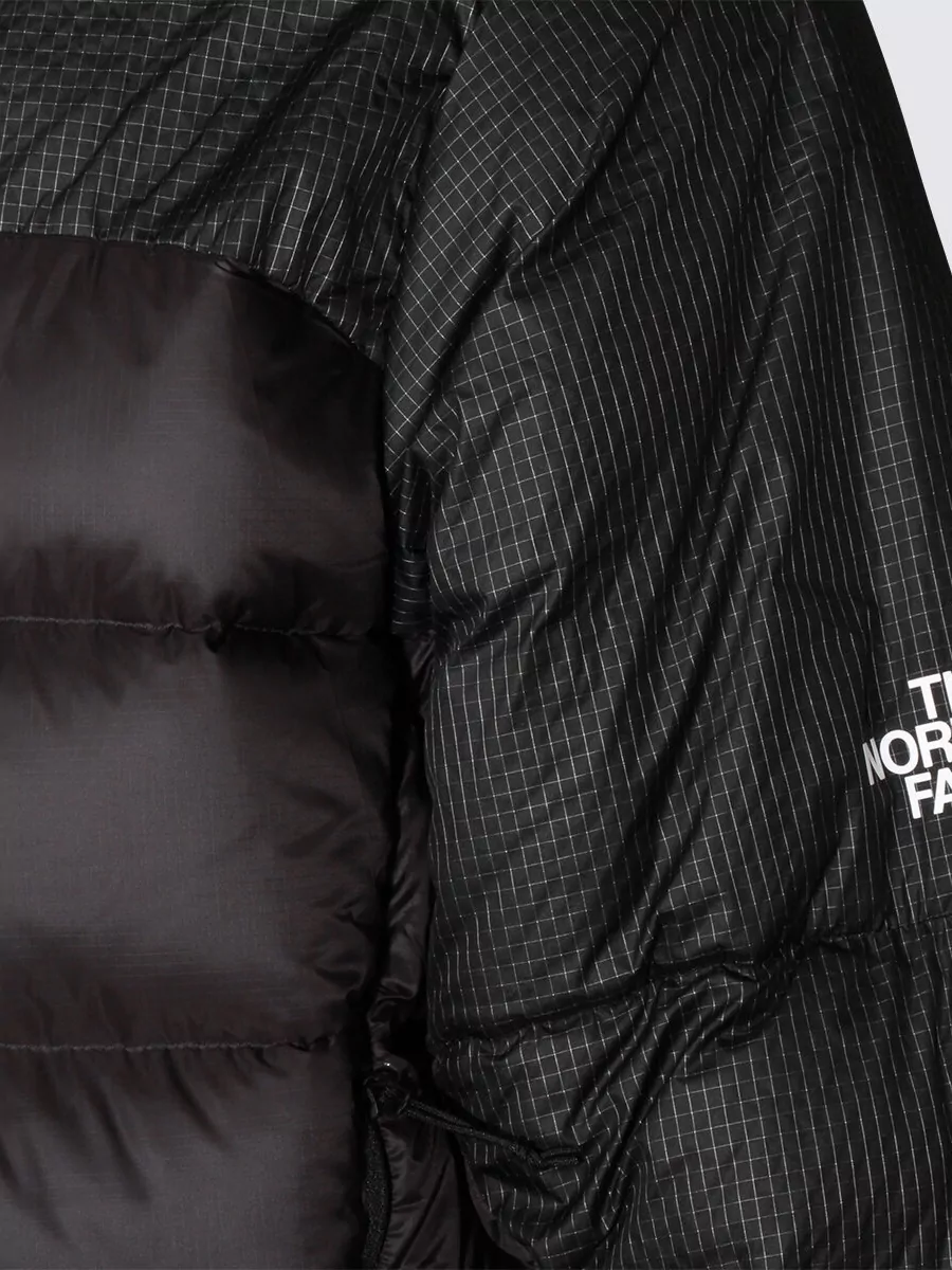 The North Face Hooded Quilted Down Jacket With Elastic Cuffs