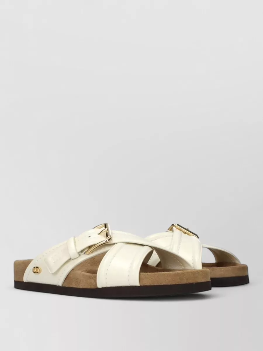 Valentino Garavani Leather Slippers