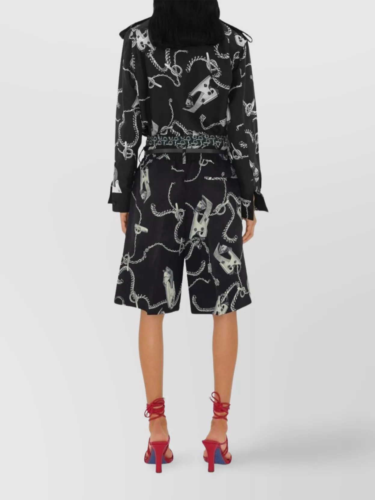 Burberry Graphic Print Chain Top