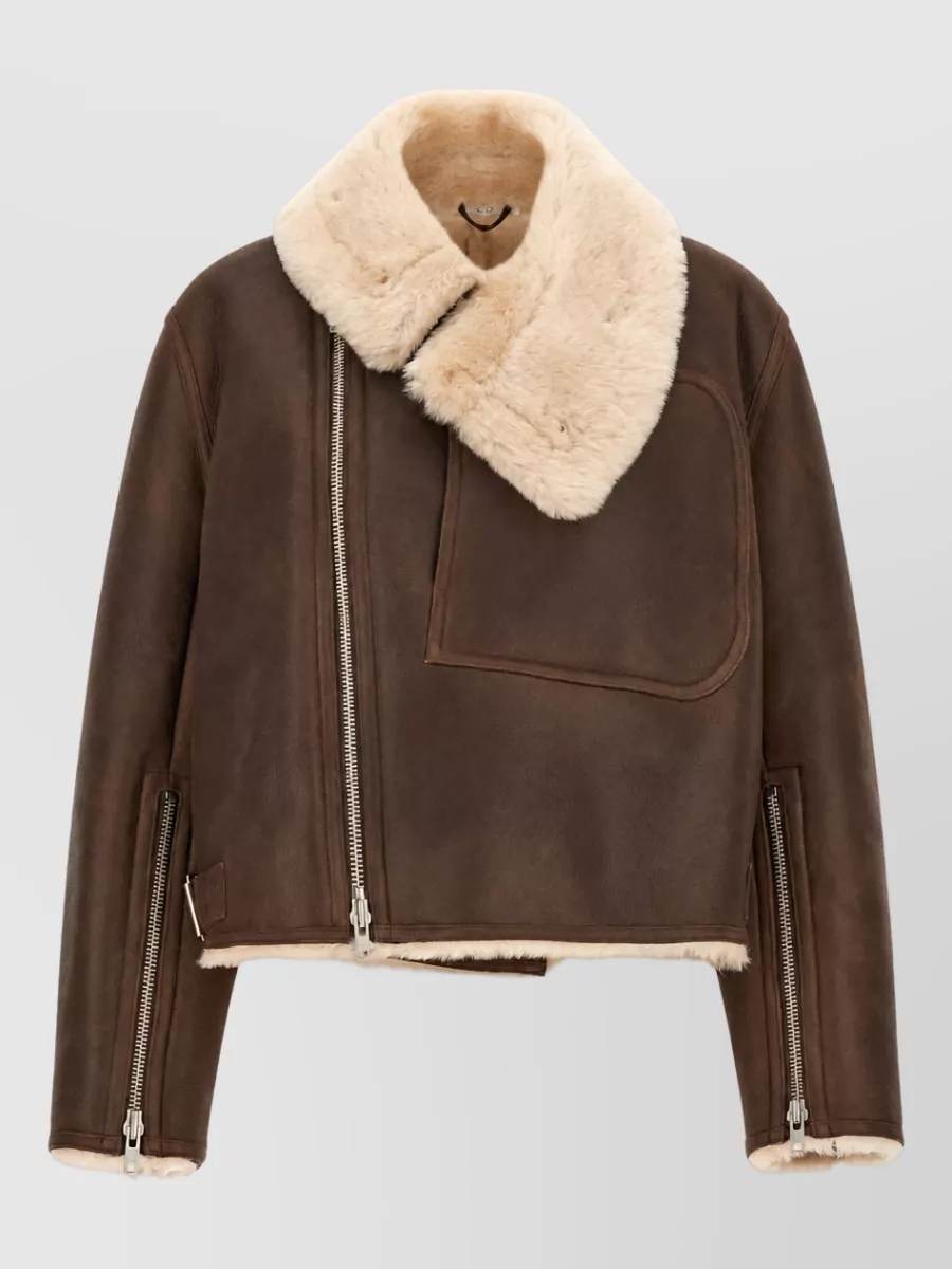 Co leather shearling jacket