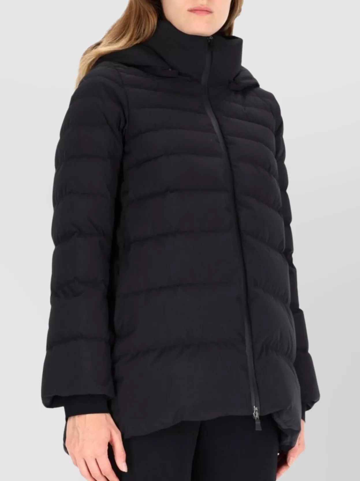Herno Long Hooded Padded Quilted Jacket