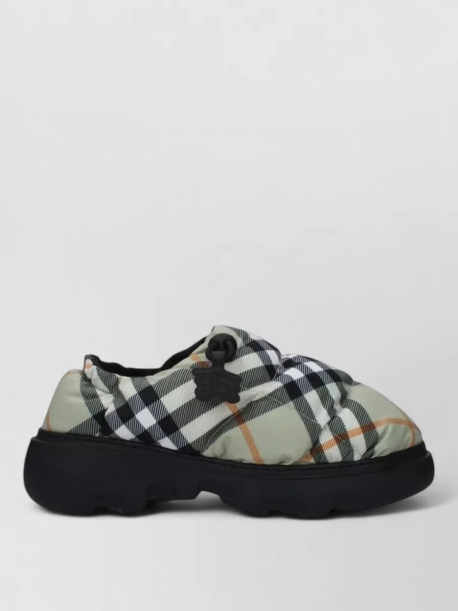 Burberry Plaid Loafers