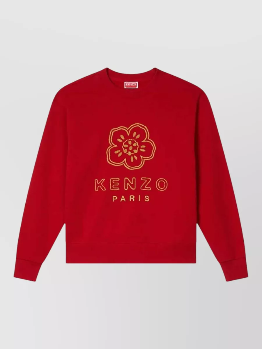 Kenzo cotton embroidered sweatshirt