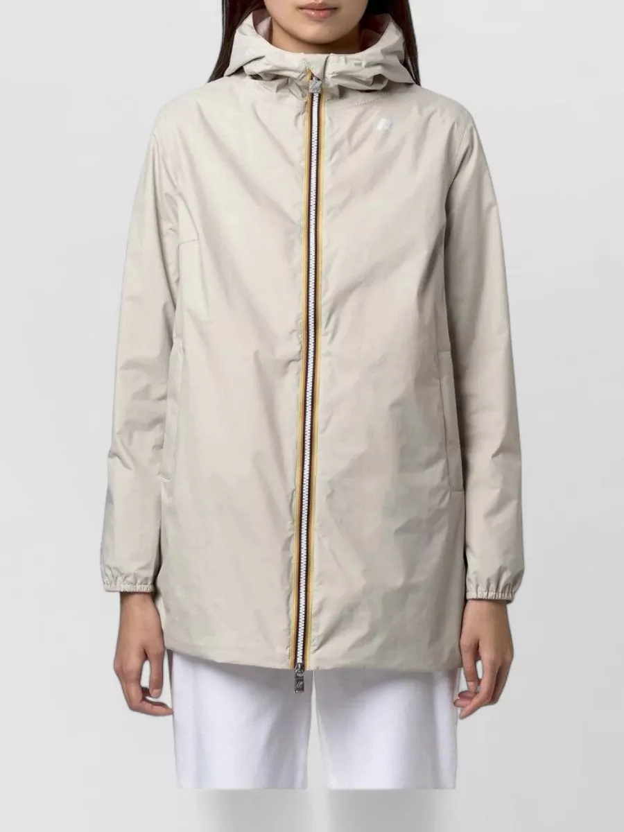 K-Way Nylon Fitted Jacket