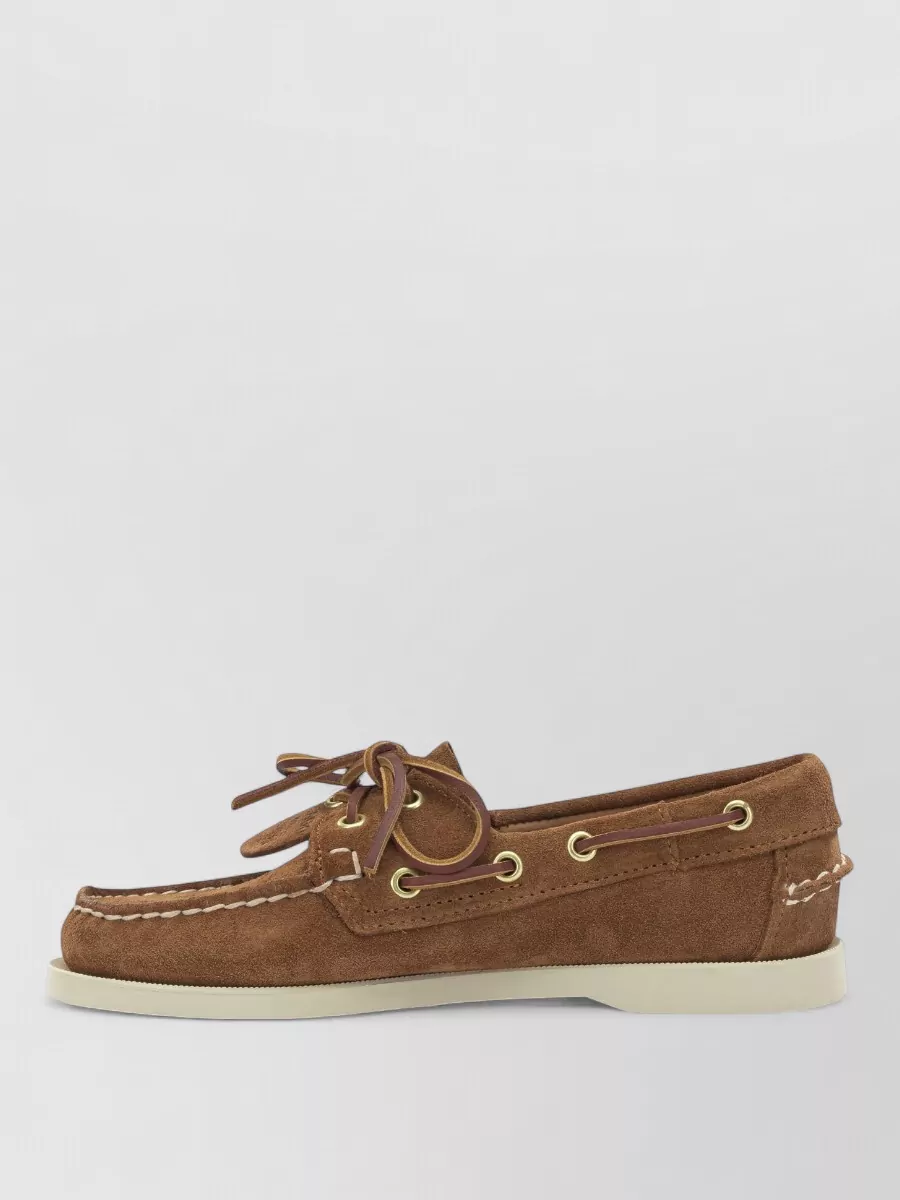 Sebago Leather Lace-Up Loafers