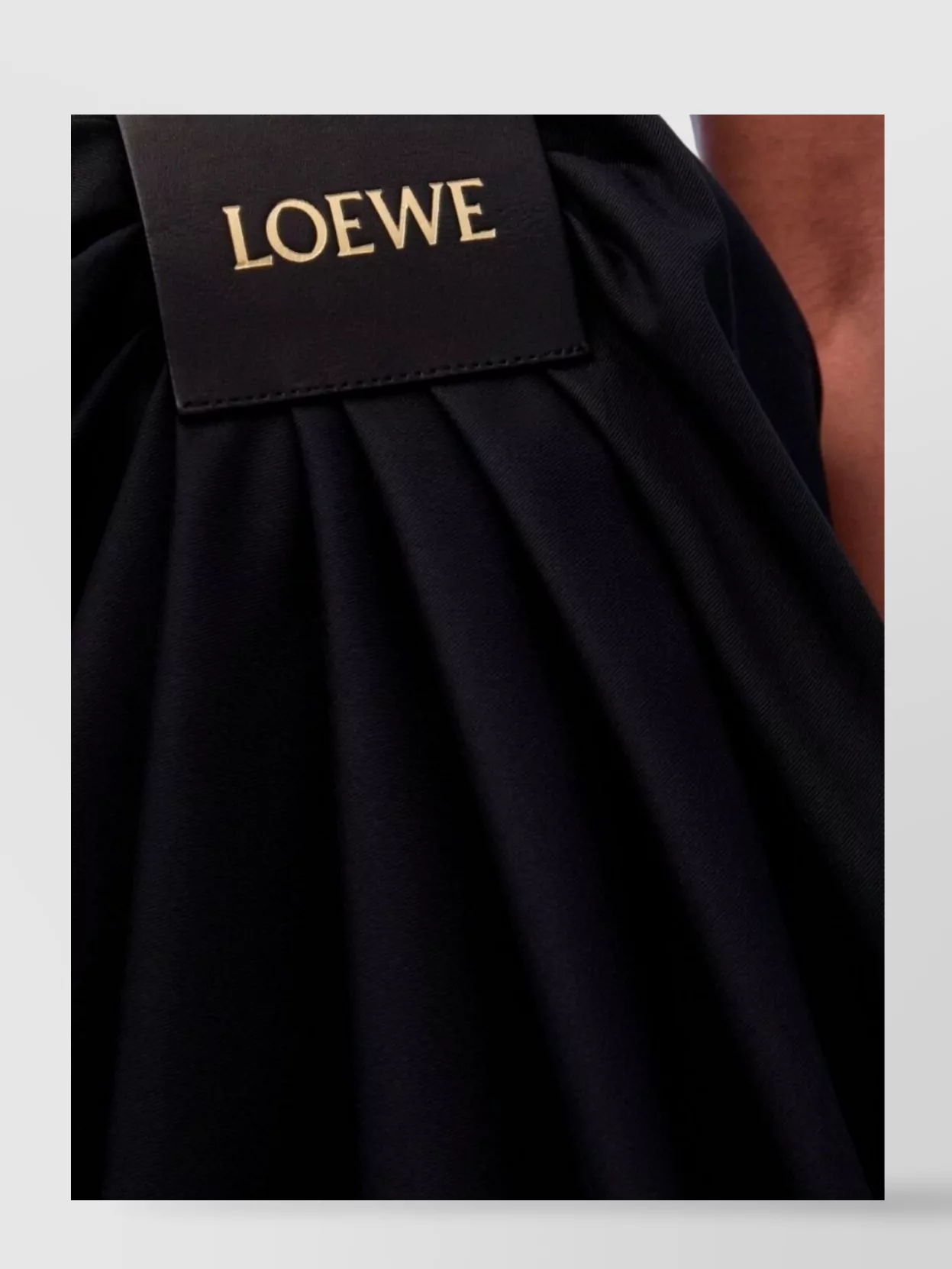 Loewe Cotton And Silk Mini Skirt