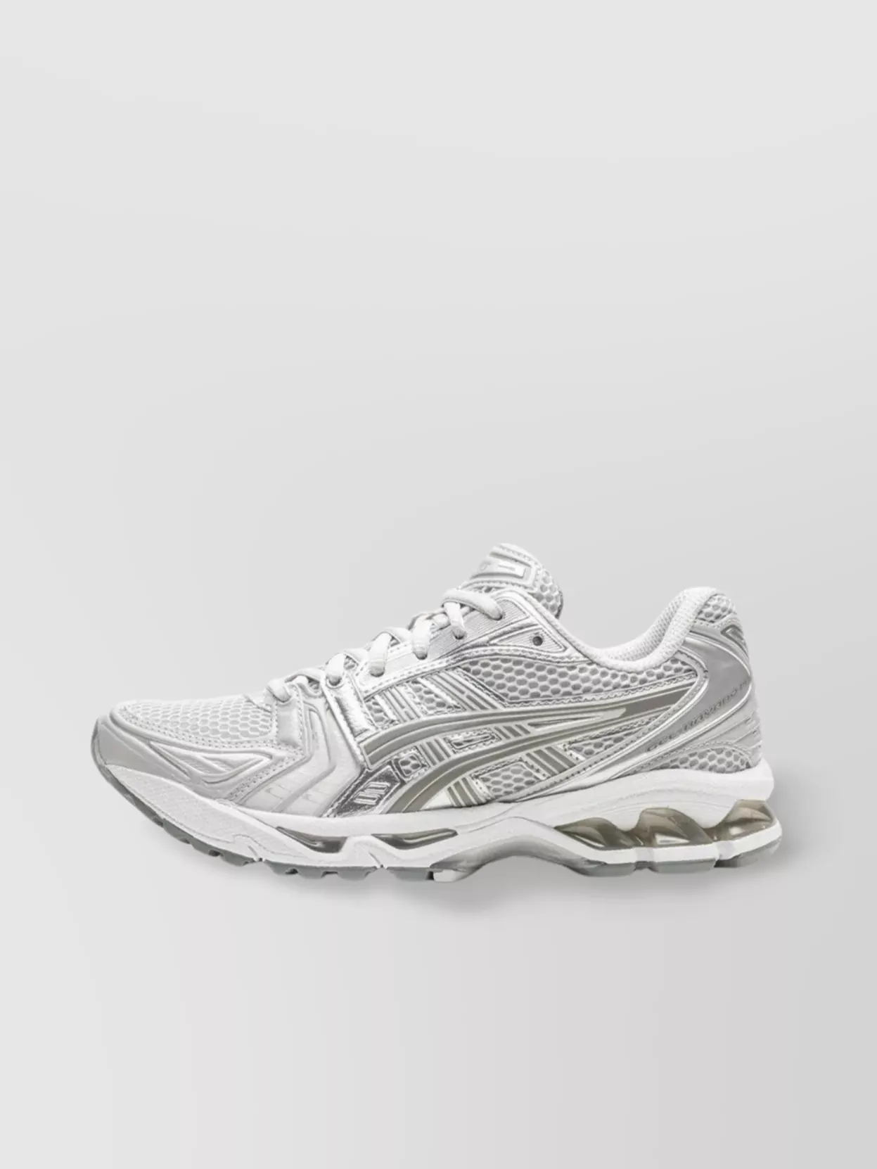Asics Leather Sneakers Mesh Panels