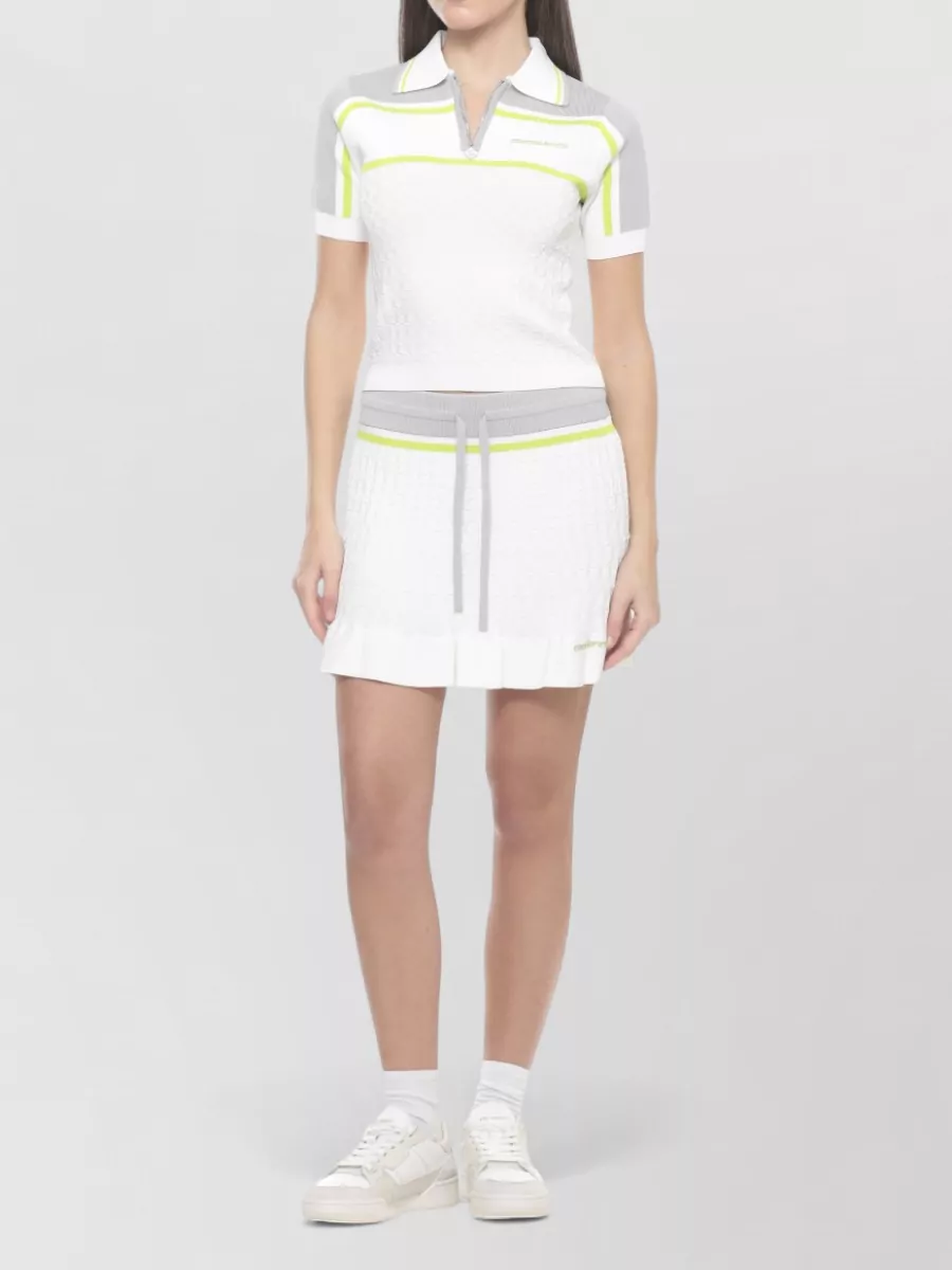 Casablanca Logo-Embroidered Mini Skirt