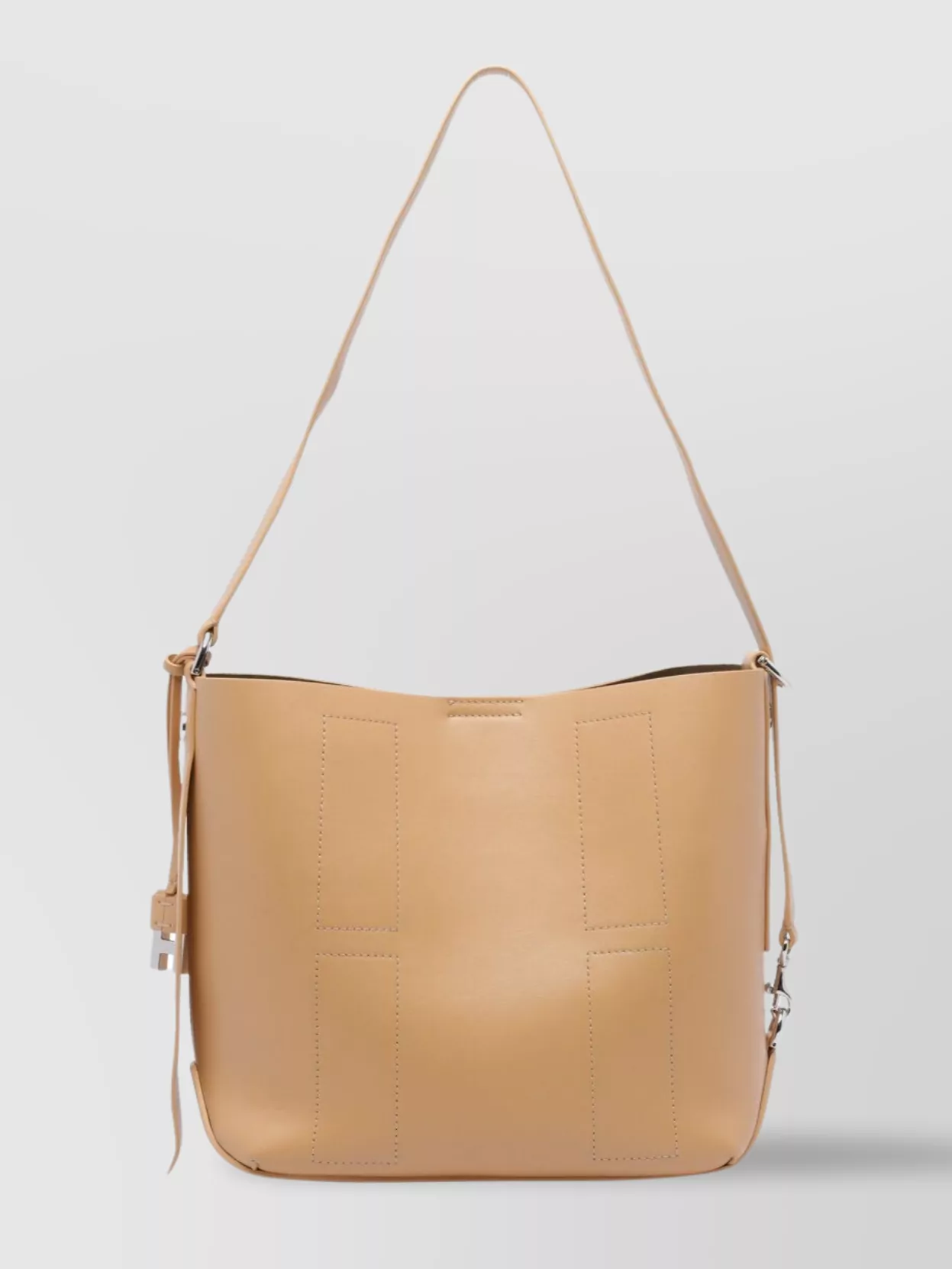 Shop Hogan Leather Hobo Bag Adjustable Strap