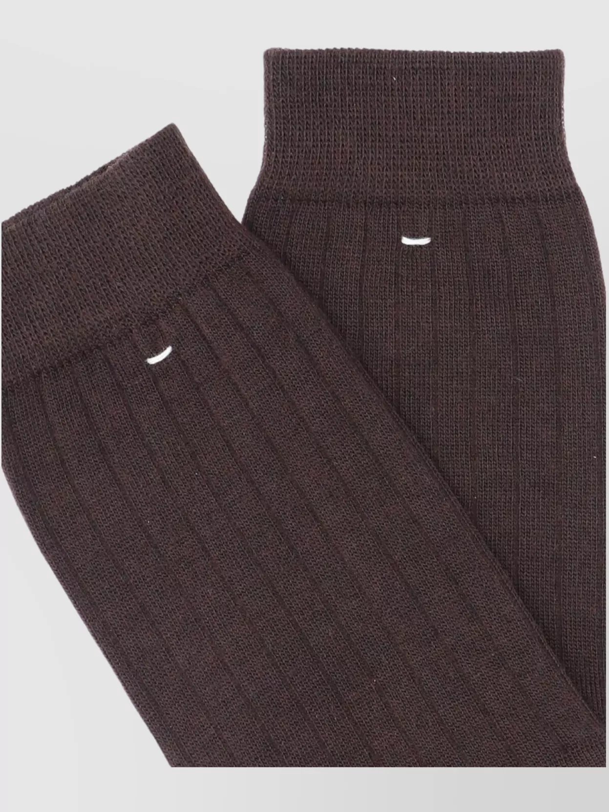 Maison Margiela Ribbed Ankle Length Toe Separation Hosiery