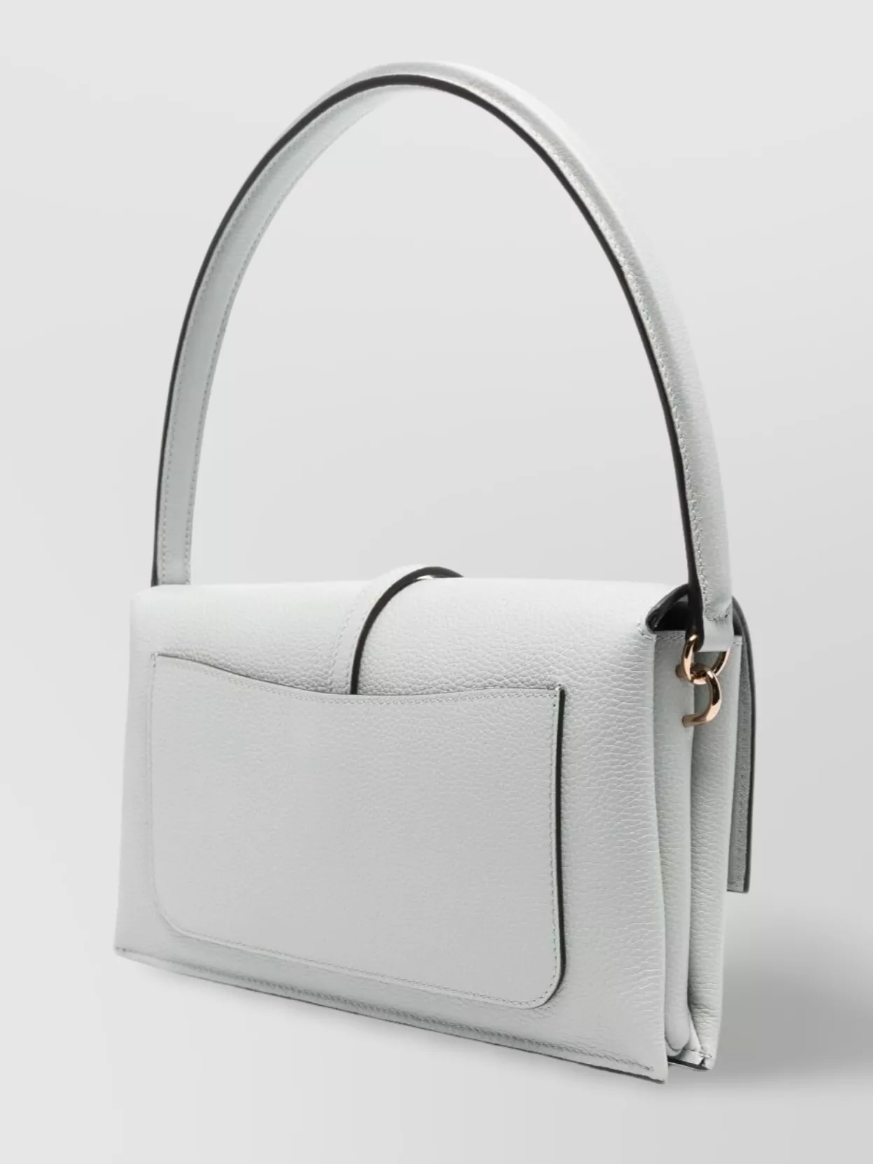 Tod's Mini Flap Bag Leather Strap In Grey