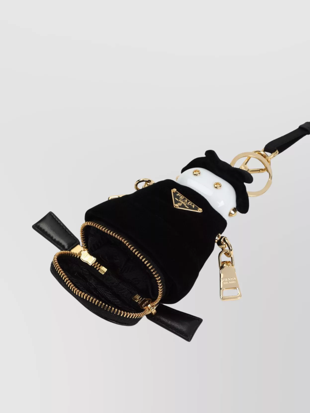 スマホケース・テックアクセサリーその他 PRADA Prada Patty Trick AirPods Case (1TT211 2C68 F0002) Prada Patty Trick Airpods Case Handle In Black | ModeSens
