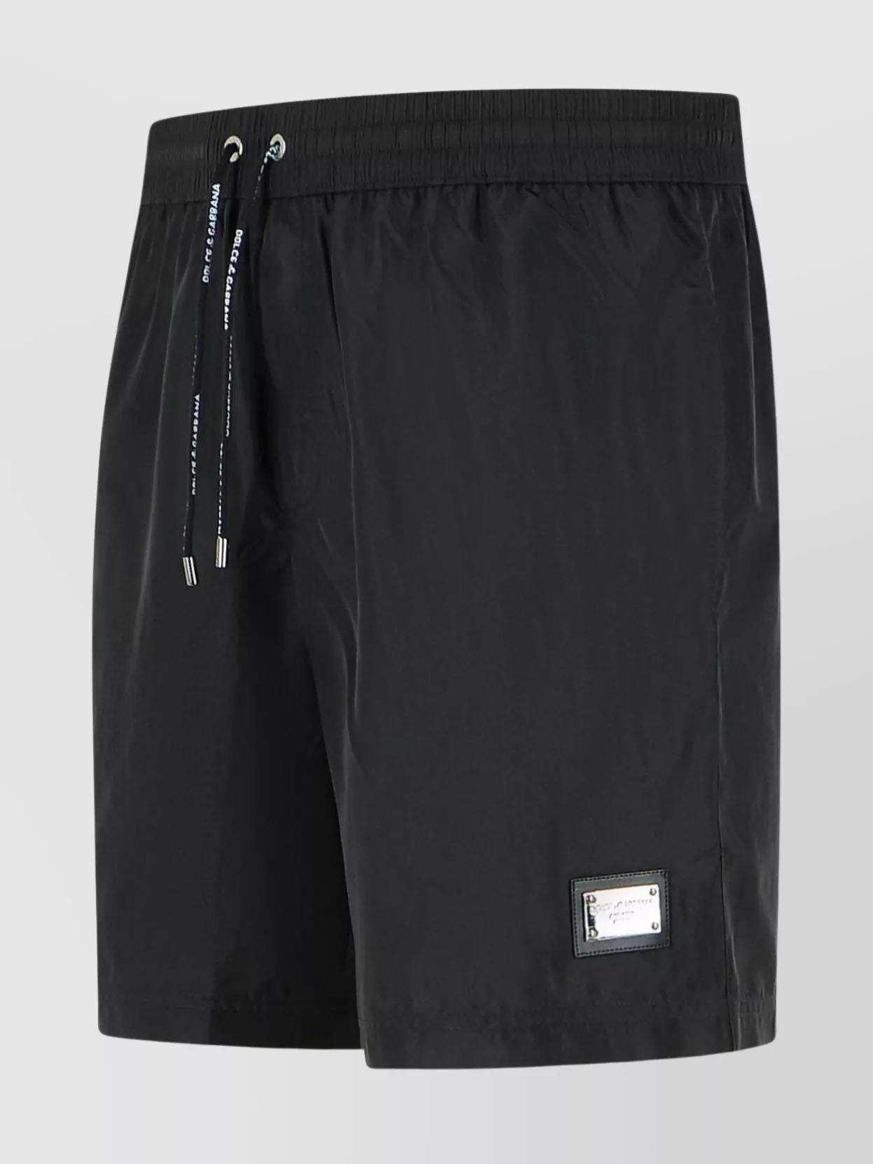 Dolce&Gabbana Polyester Swimwear With Elastic Waistband And Back Pocket