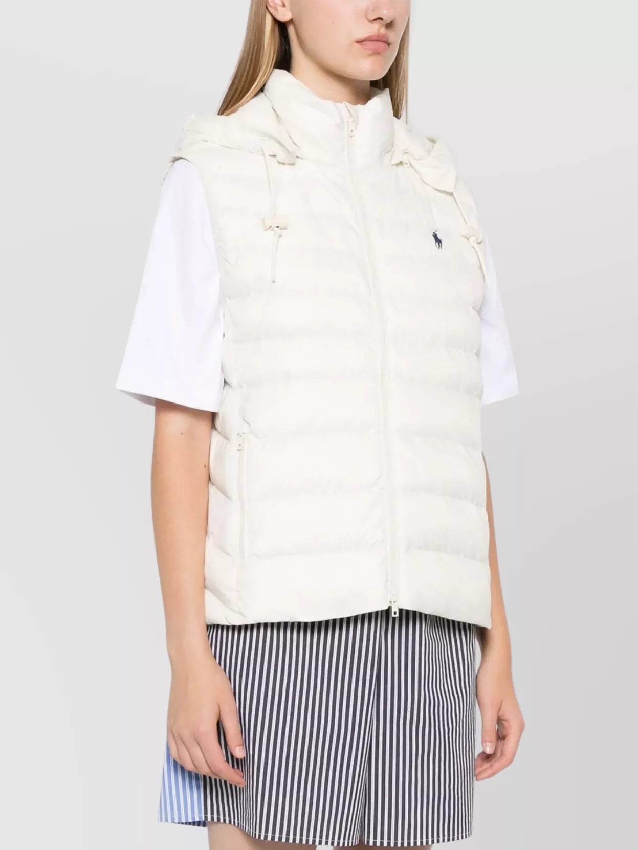 Ralph Lauren Hooded Sleeveless Quilted Jacket Design