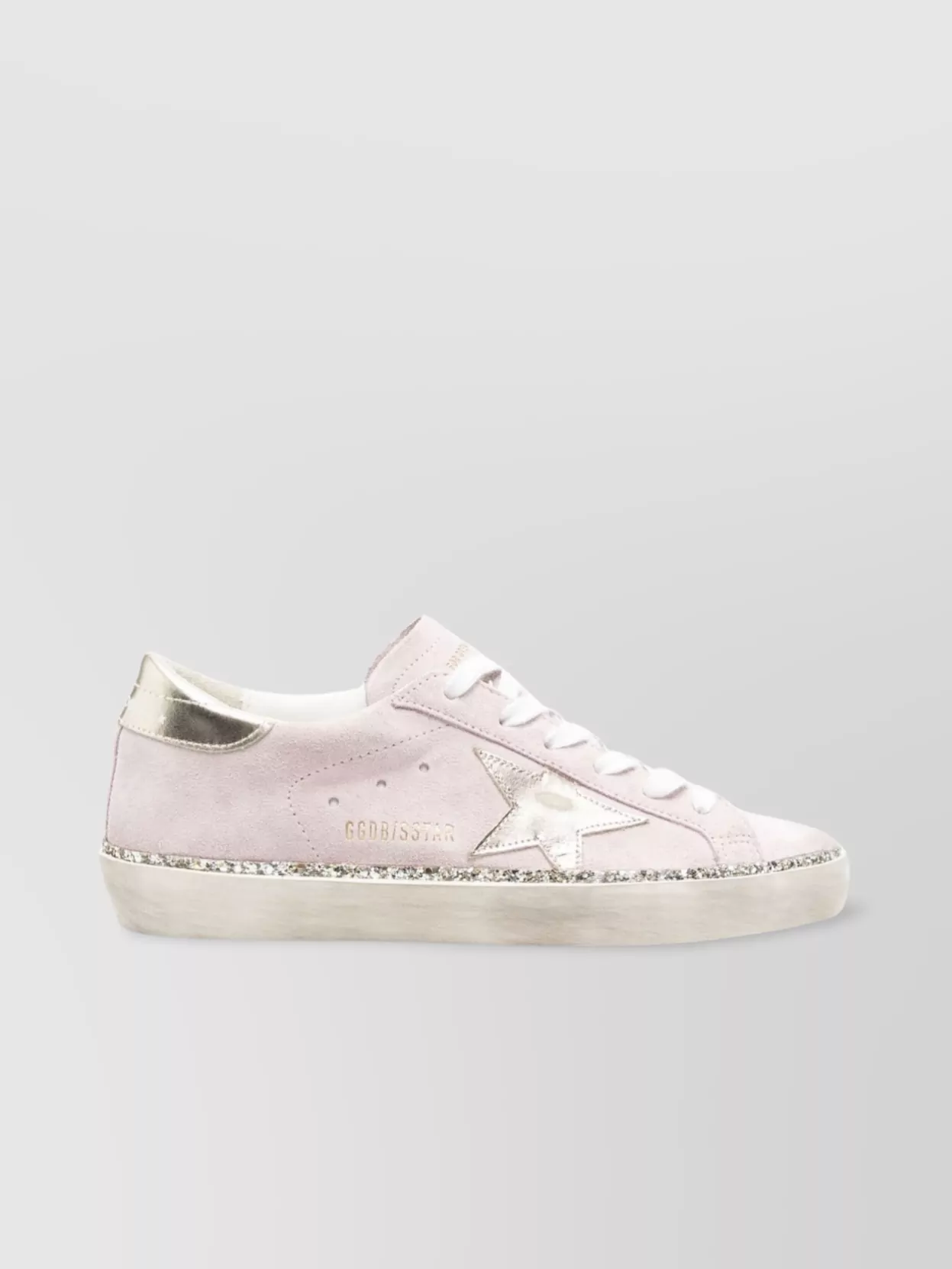 Golden Goose Sparkling Low Top Sneakers With Star Detail