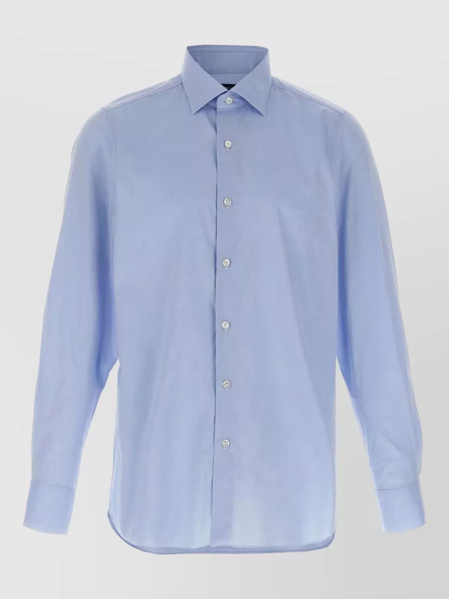 Finamore cotton long-sleeve shirt
