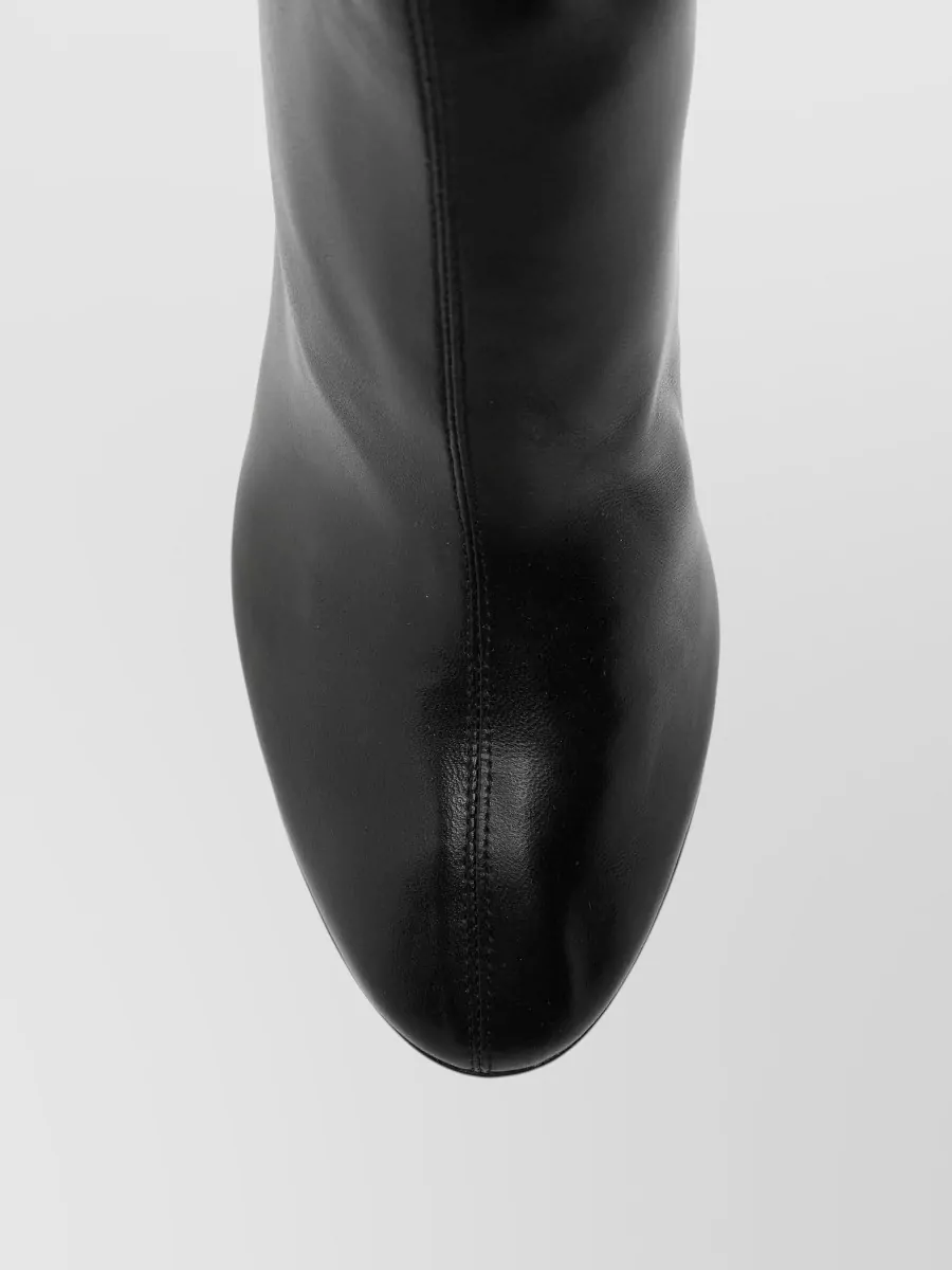 Paris Texas Leather Stiletto-Heel Ankle Boots