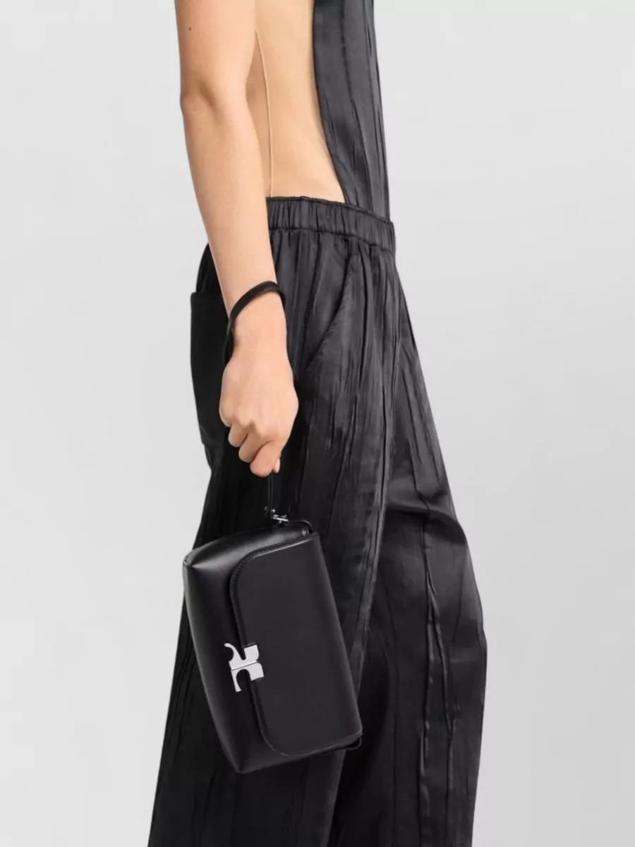Courrèges Na Leather Clutch Bag