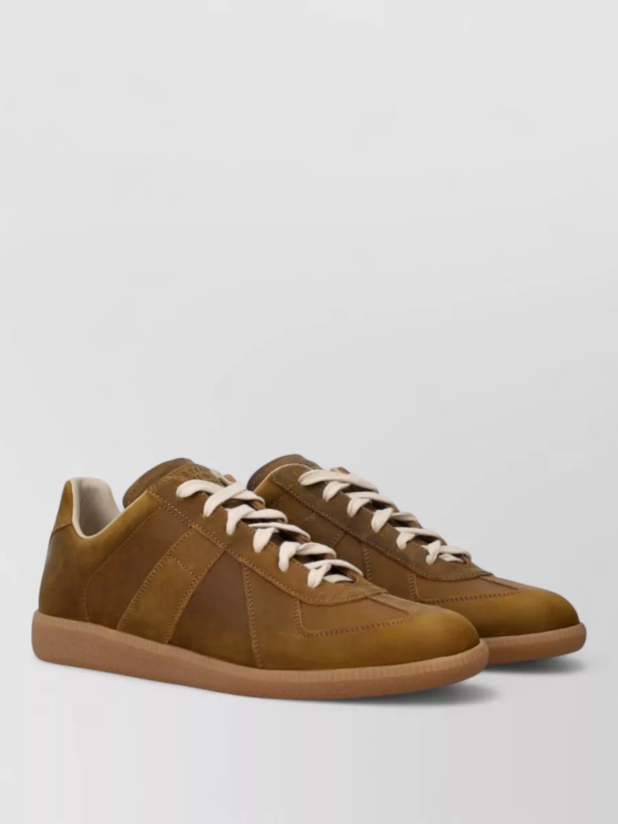 Maison Margiela leather replica lace-up shoes