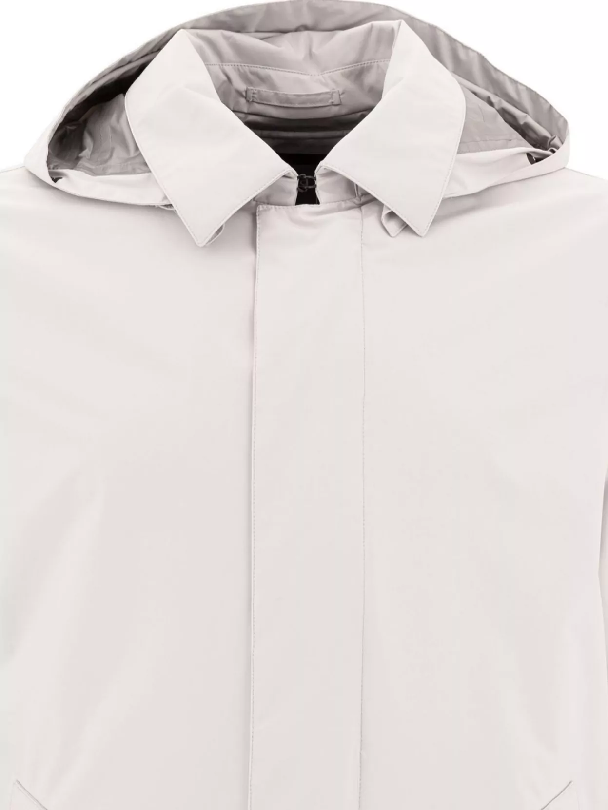 Herno Vent Back Pockets Hood Long Sleeves