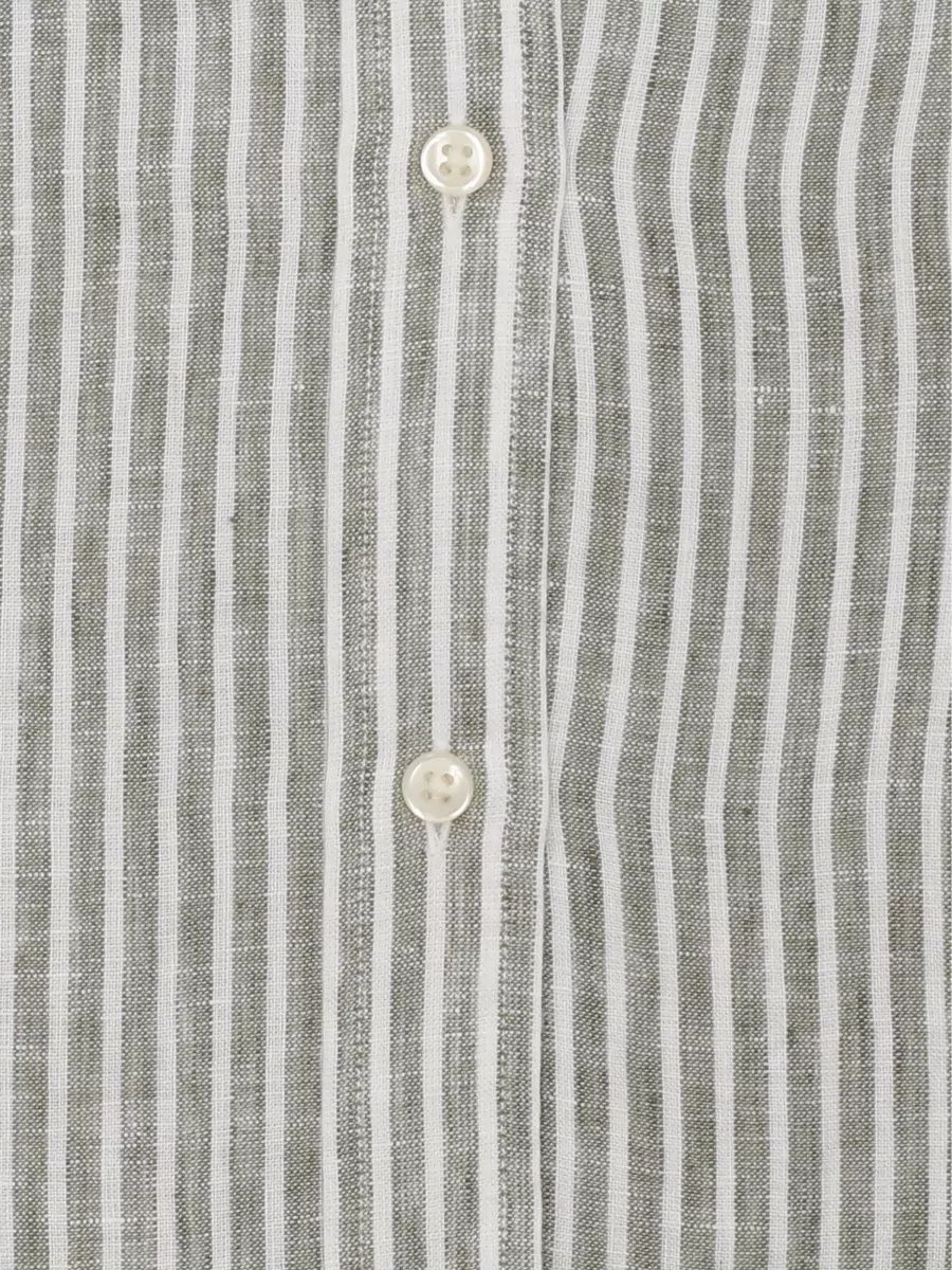 Ralph Lauren Striped Linen Long-Sleeve Shirt