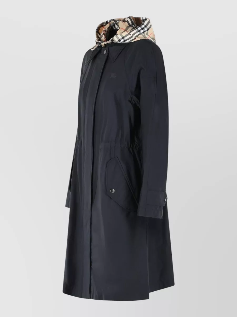 Burberry Newbury Parka Polyamide Blend Hooded Drawstring