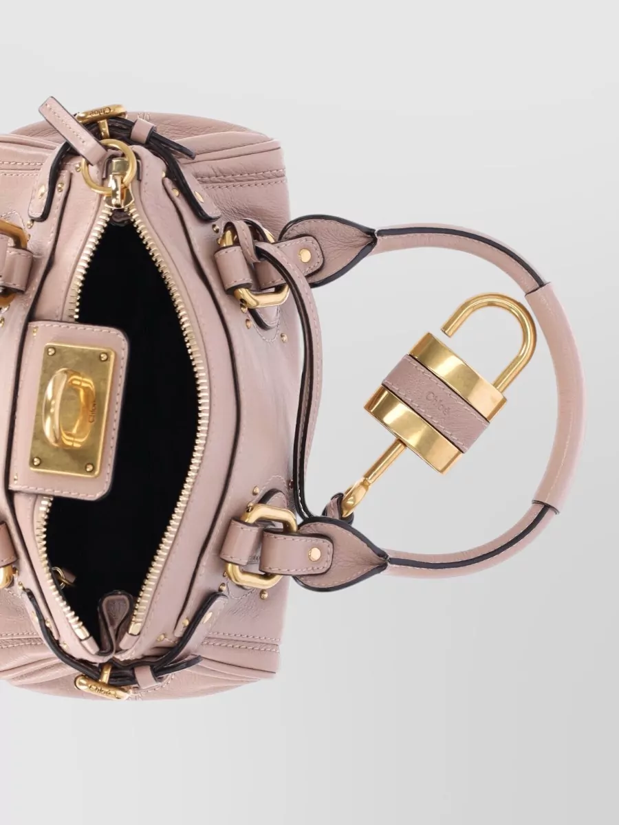 Chloé Structured Shoulder Bag Double Handles