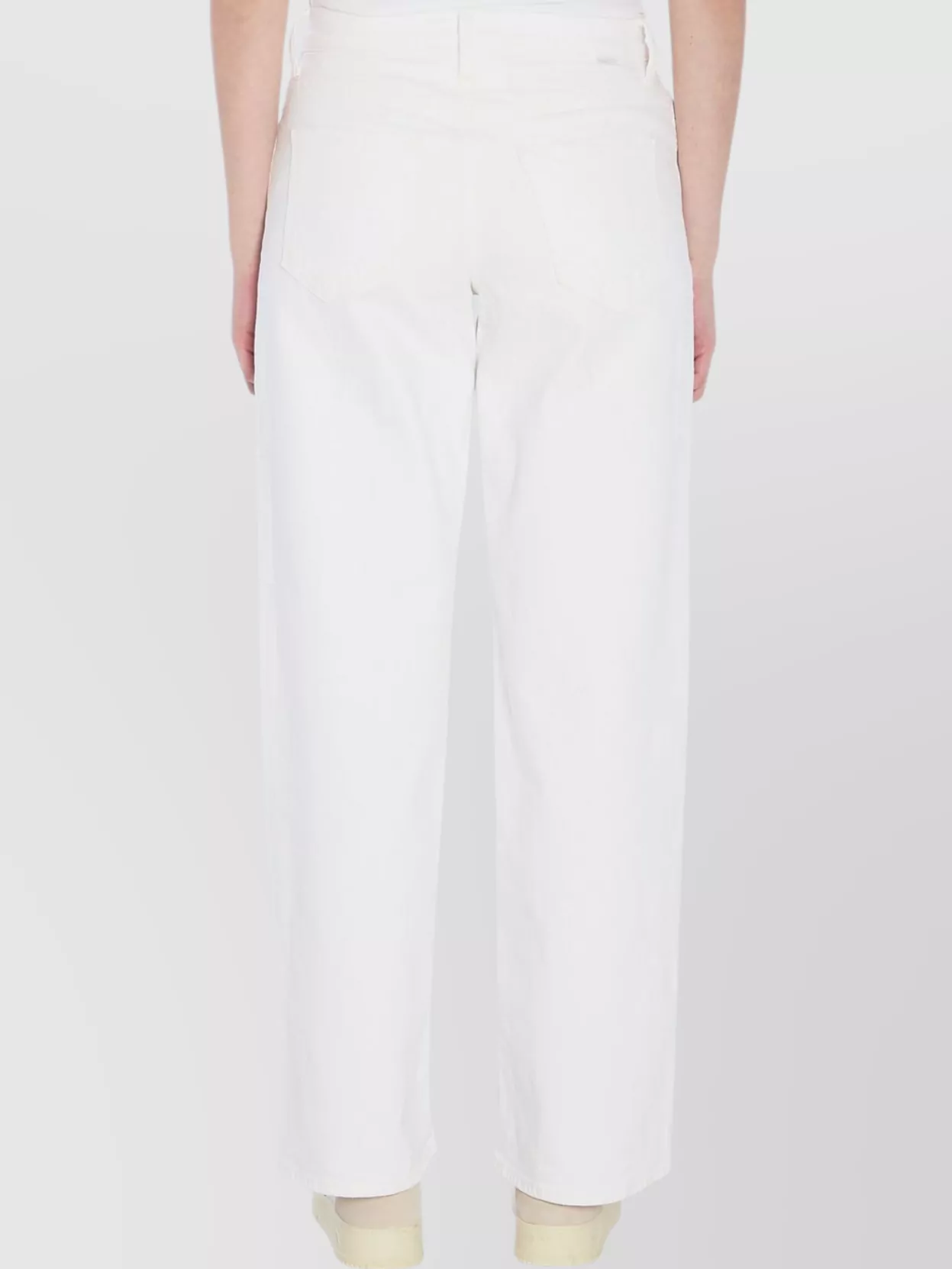 Mother The High-Waisted Wide Leg Jeans