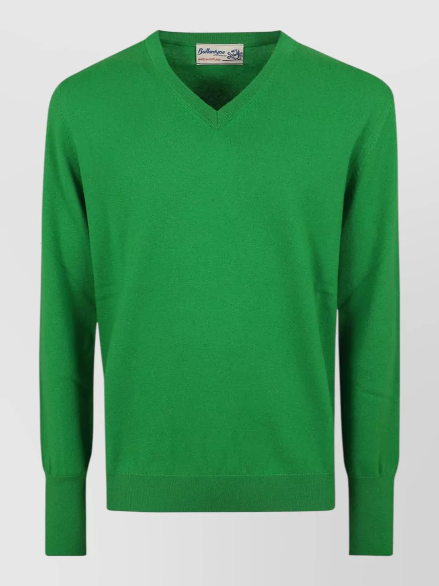 Ballantyne cashmere v-neck sweater