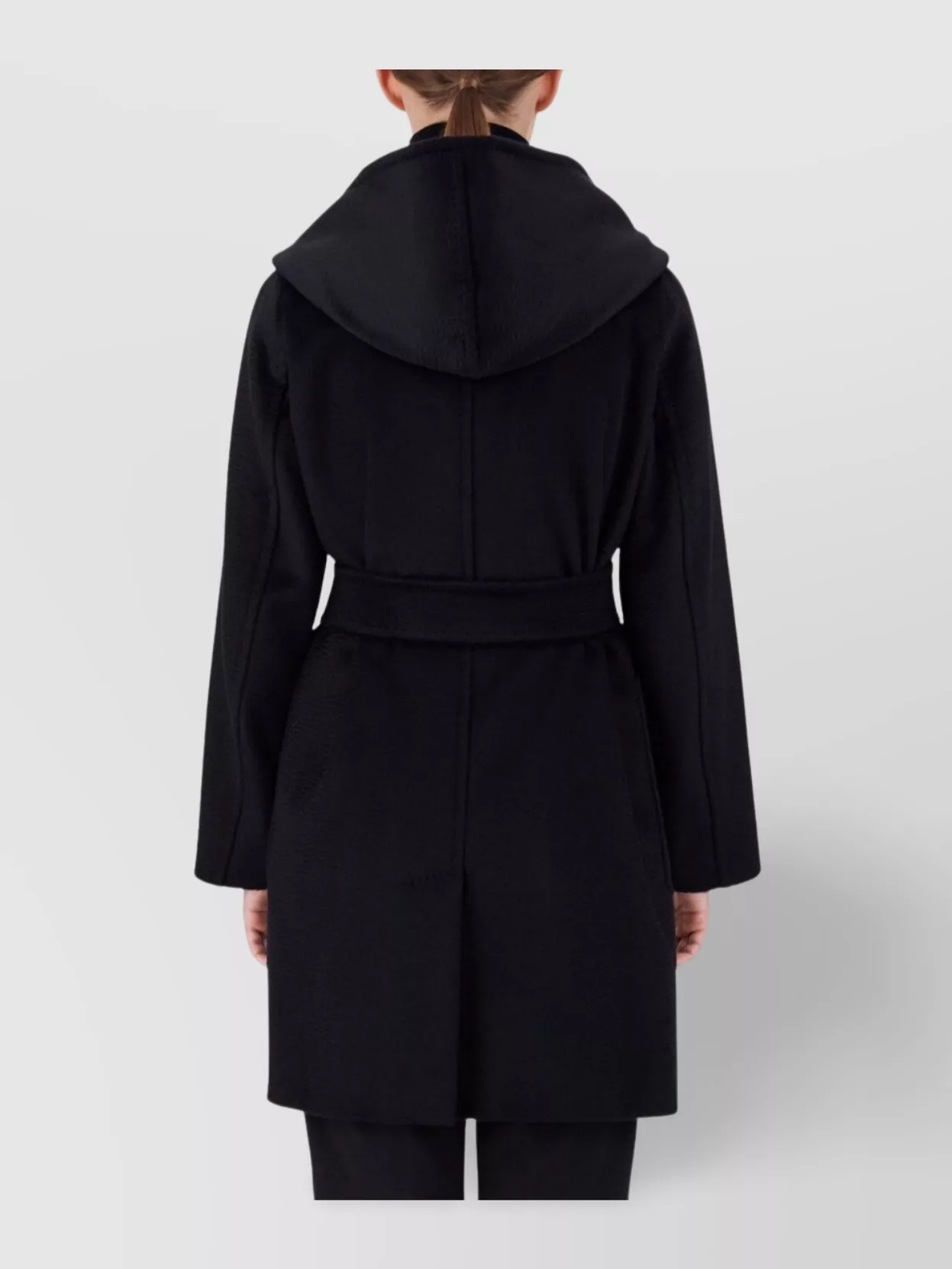 Max Mara Rialto Wrap Coat Hood