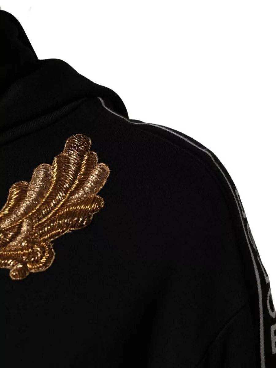 Dolce&Gabbana Embroidered hooded sweatshirt