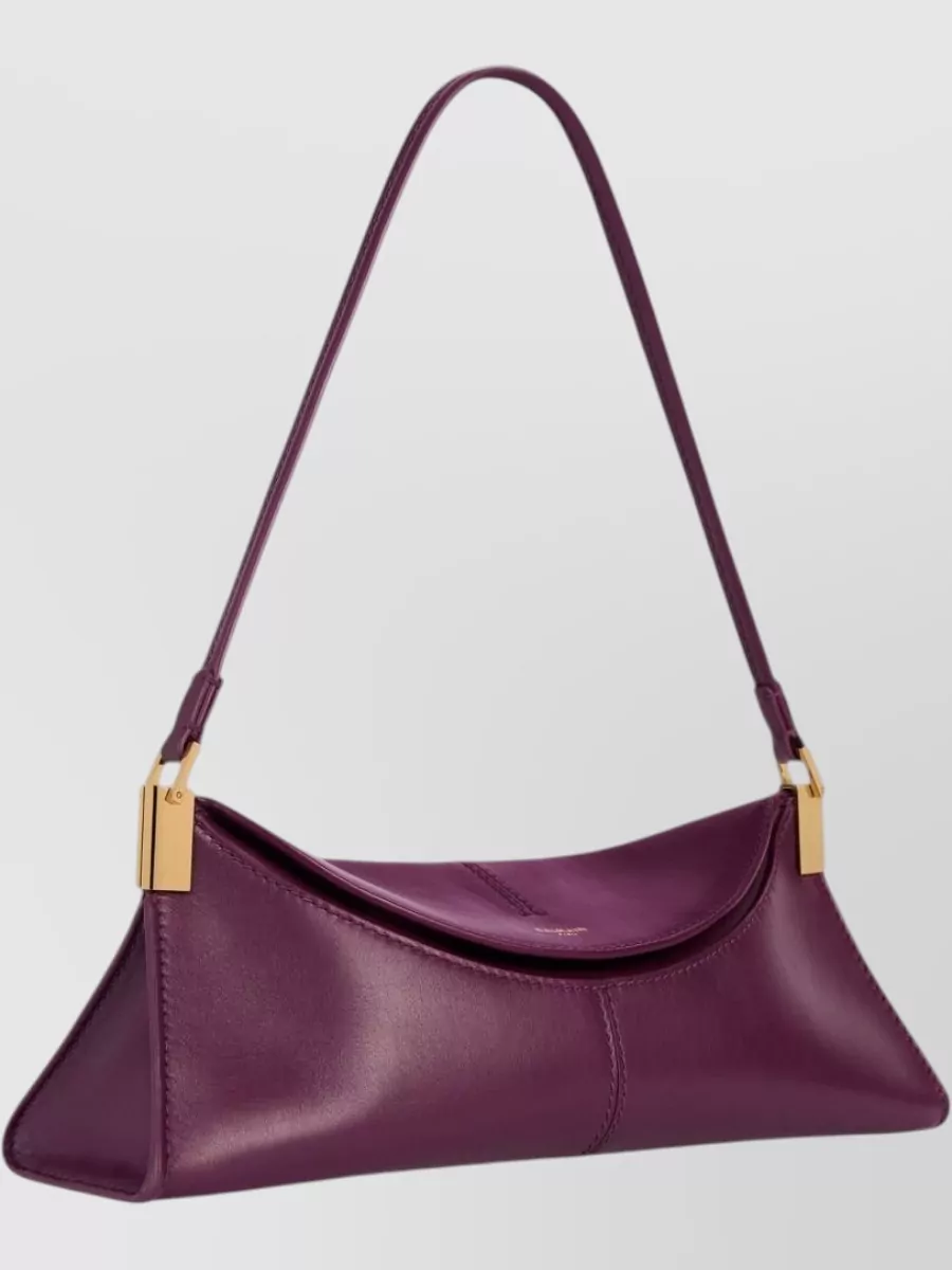 Balmain Small Leather Shoulder Bag
