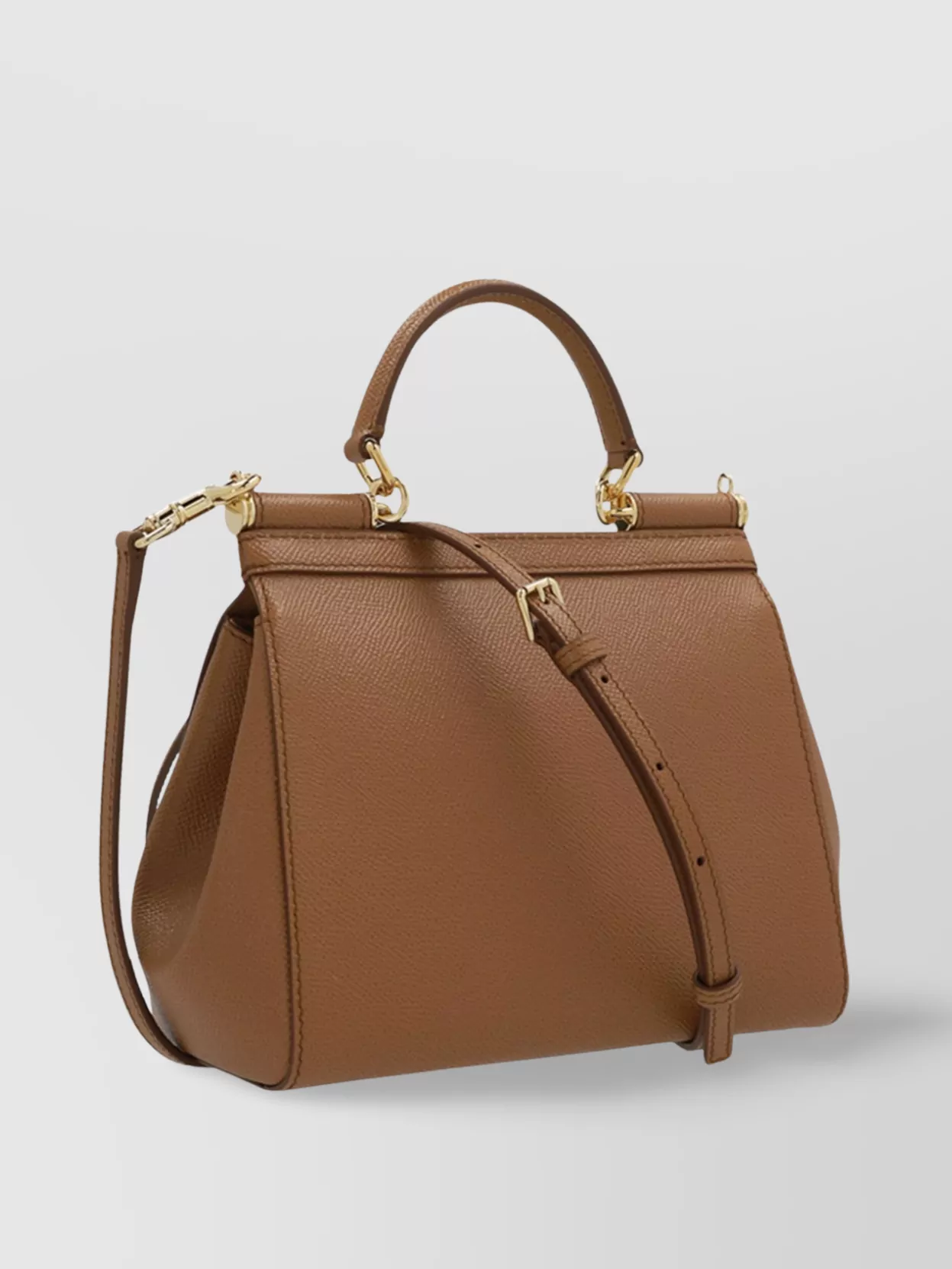 Dolce&Gabbana Sicily Medium Leather Shoulder Bag
