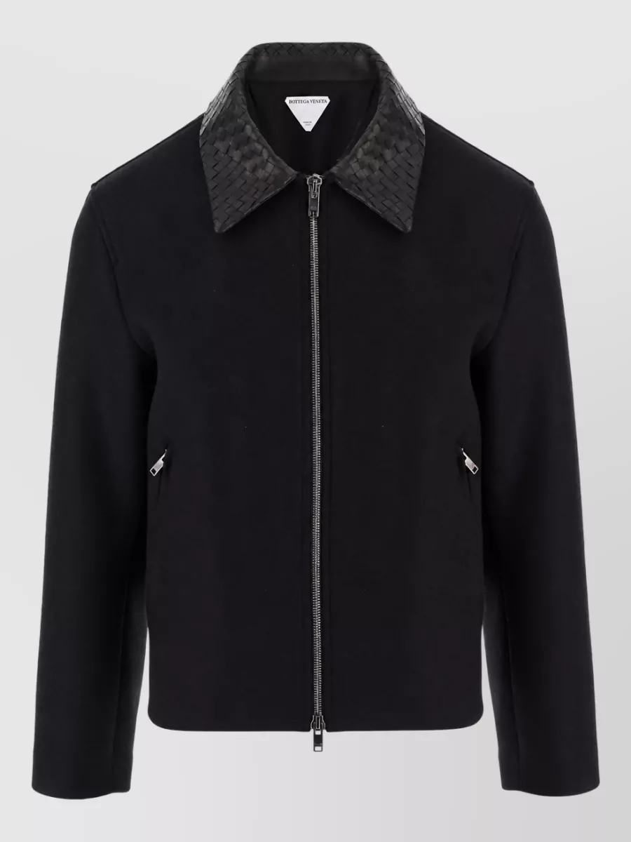 Bottega Veneta single breasted wool coat