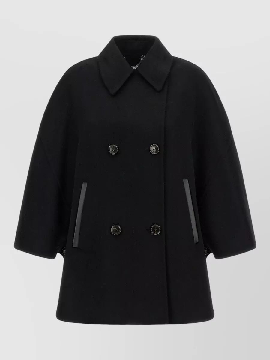 Max Mara cashmere double breasted cape