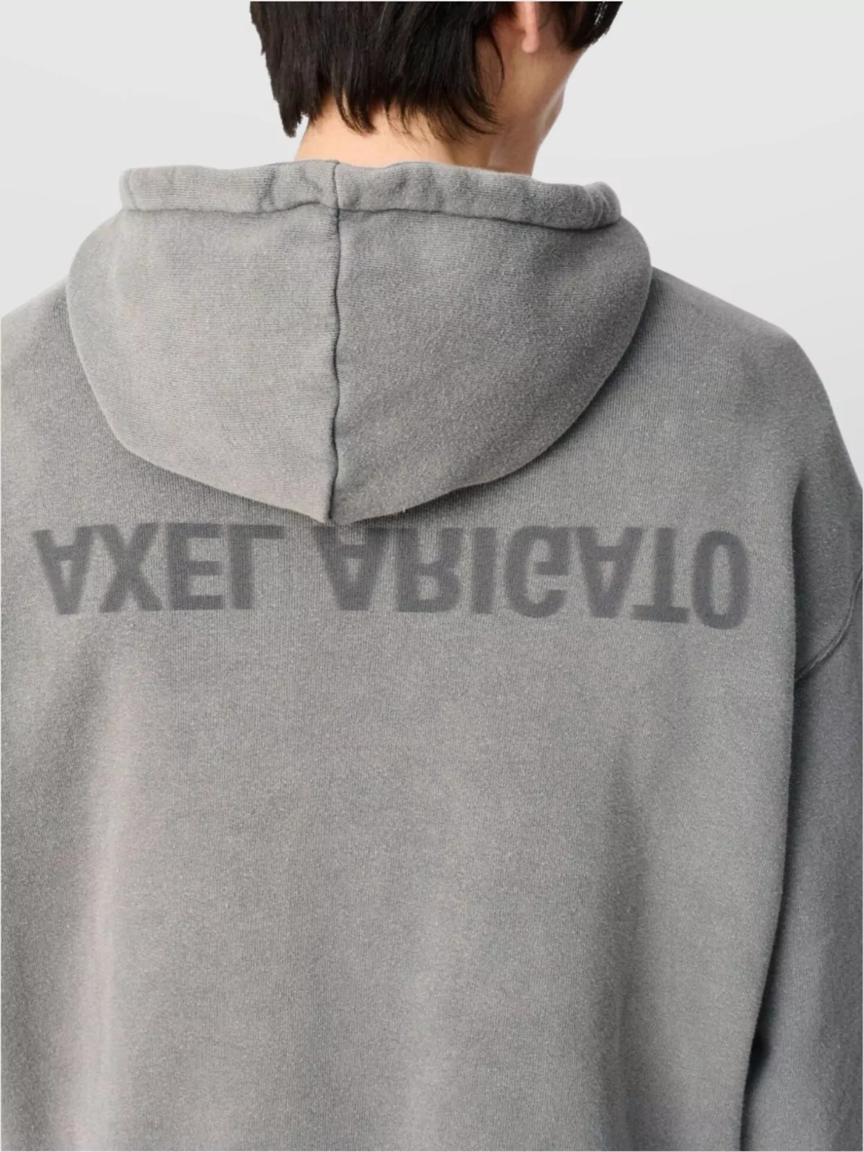 Axel Arigato Hooded Cotton Sweater Pouch Pocket