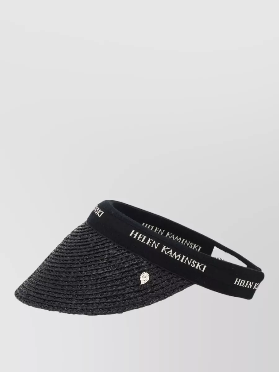 Helen Kaminski Wide Brim Woven Visor Hat