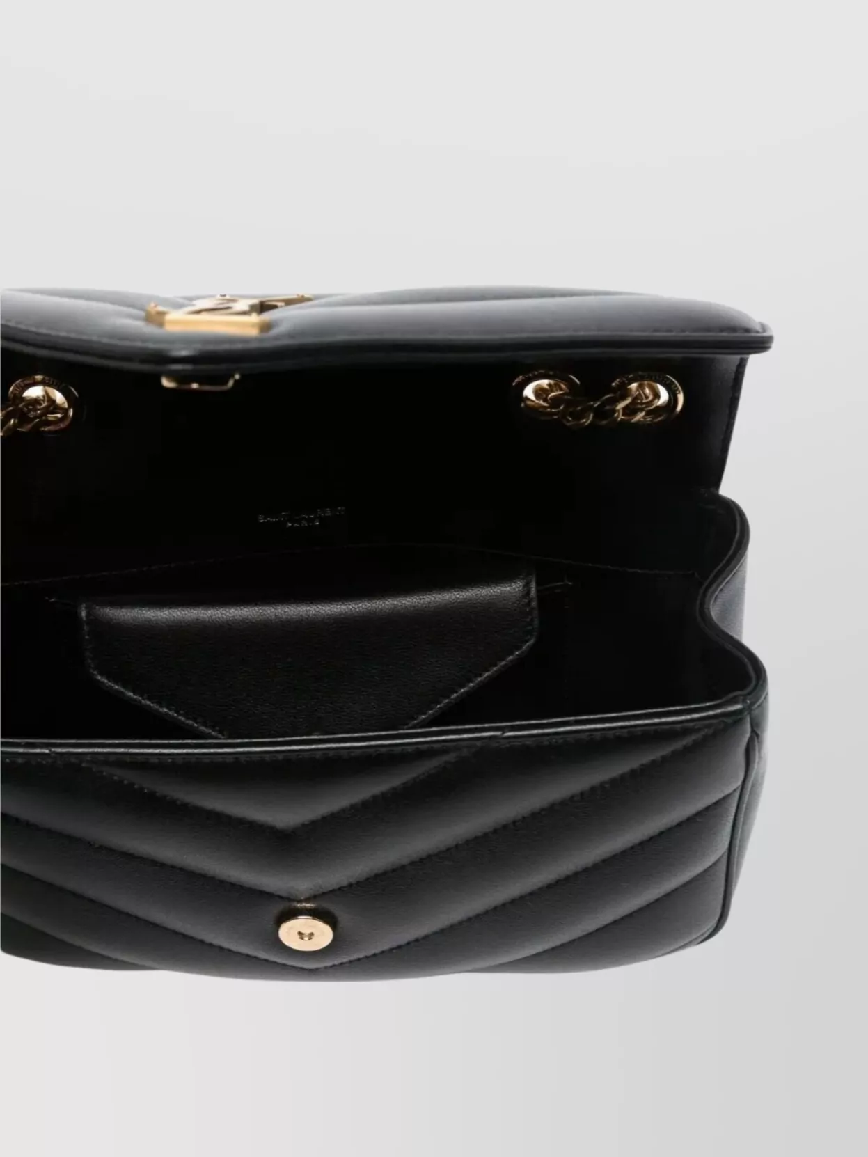 Saint Laurent Small Chevron Quilted Lambskin Bag