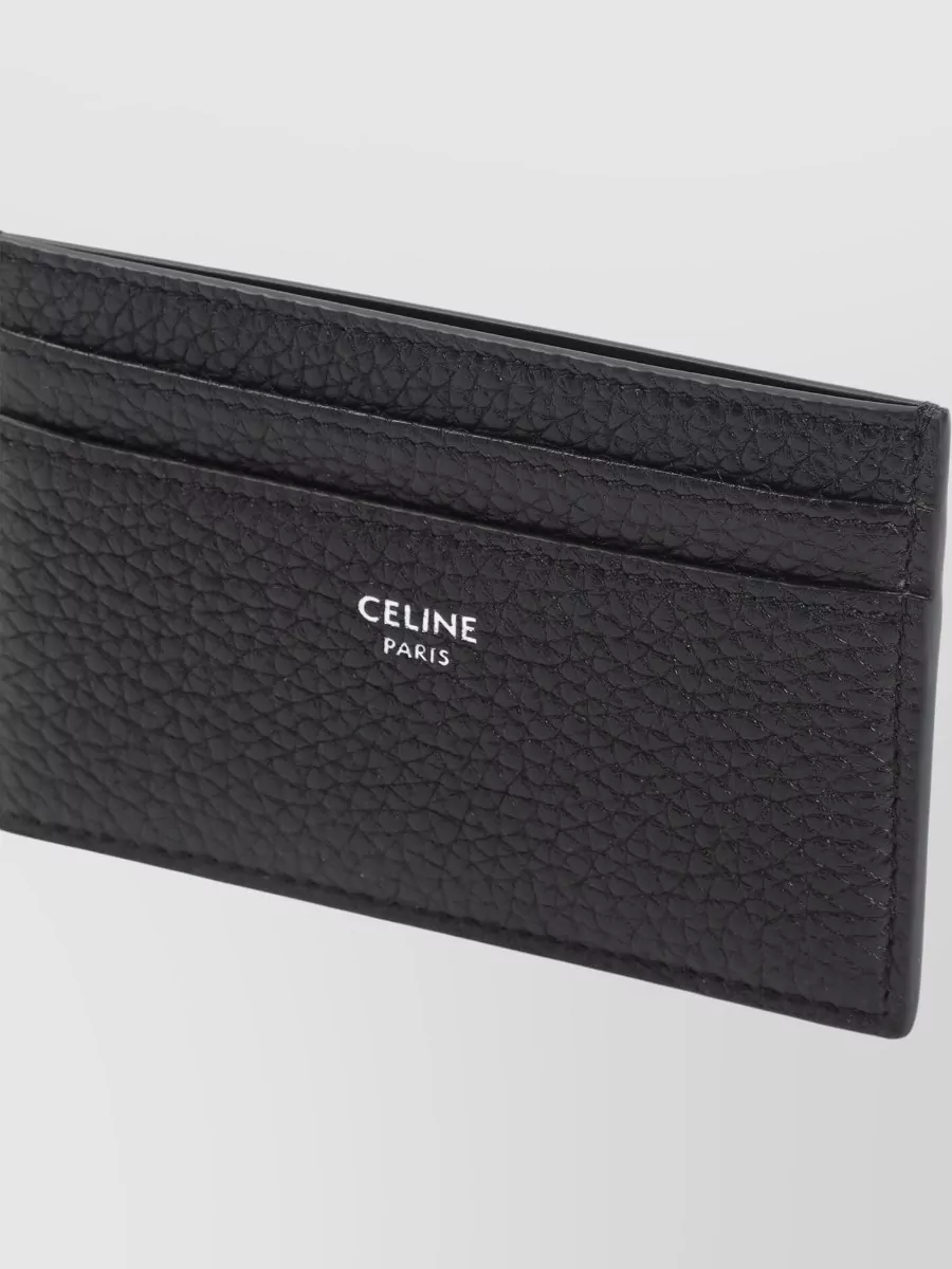 Celine Medium Textured Card Holder Accessory