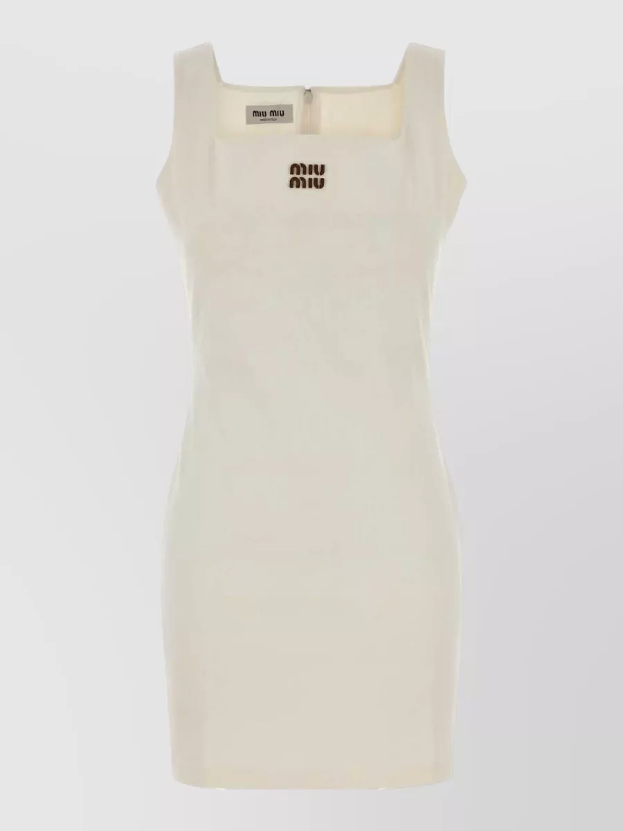 Miu Miu cotton mini dress