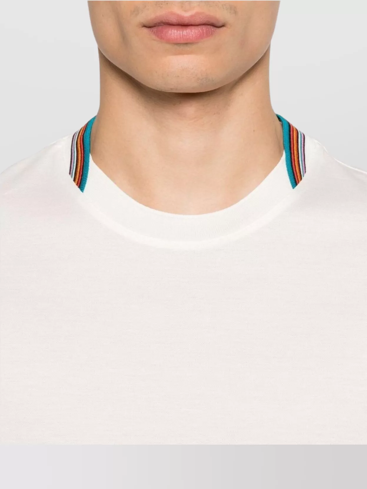Paul Smith Striped Detail Crew Neck T-Shirt