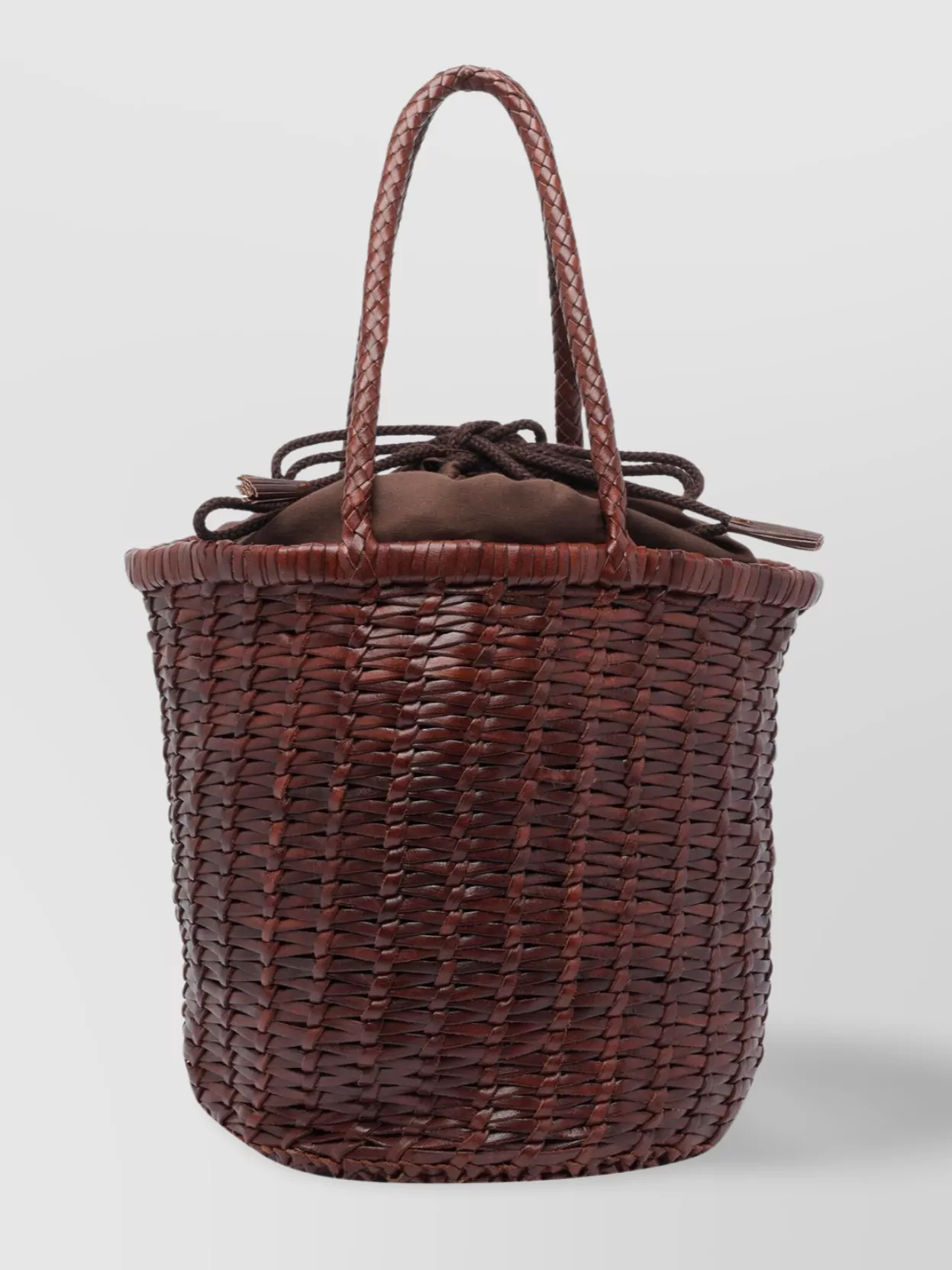 Dragon Diffusion Handwoven Cylindrical Bucket Bag