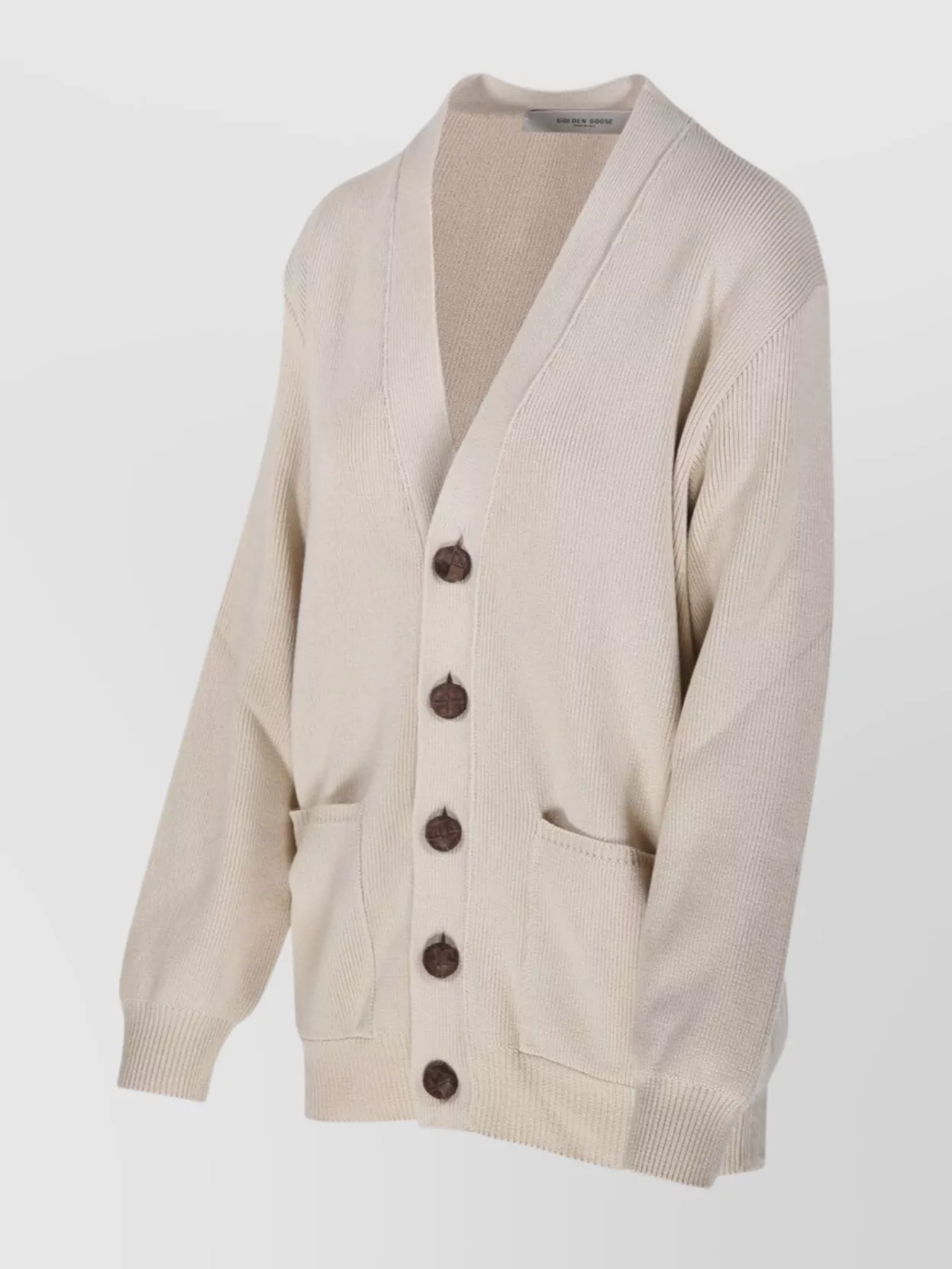 Golden Goose Cardigan V Neck Front Pockets