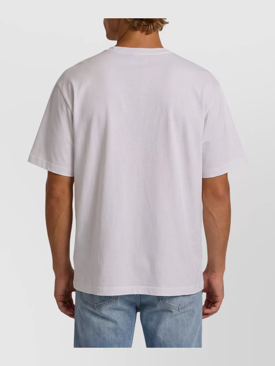 Loewe Ribbed Crew Neck Relaxed Fit Cotton T-Shirt