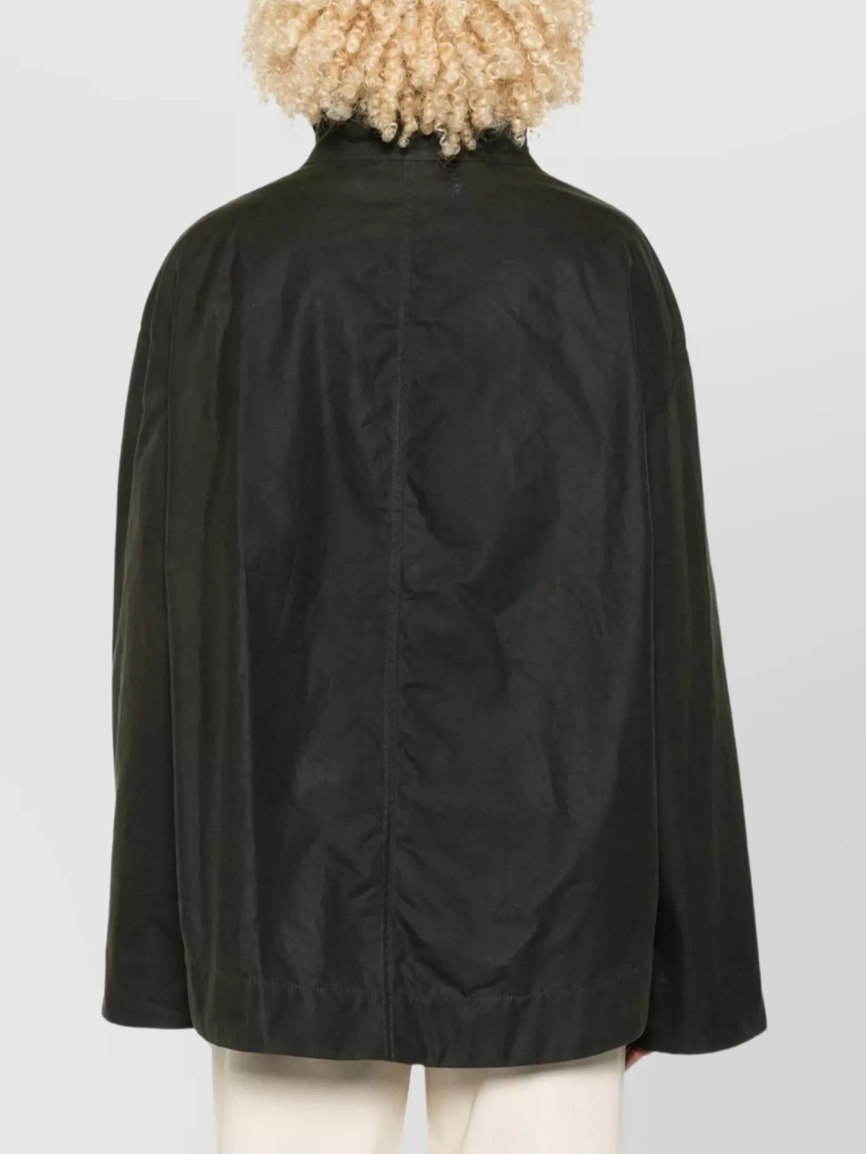 Totême Organic Cotton Oversized Zip Jacket