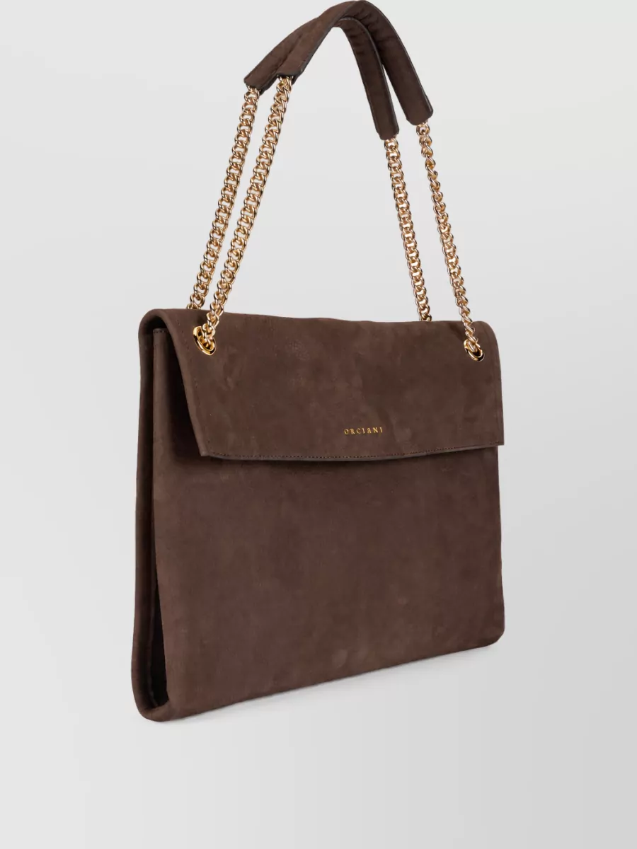 Orciani Leather Shoulder Bag