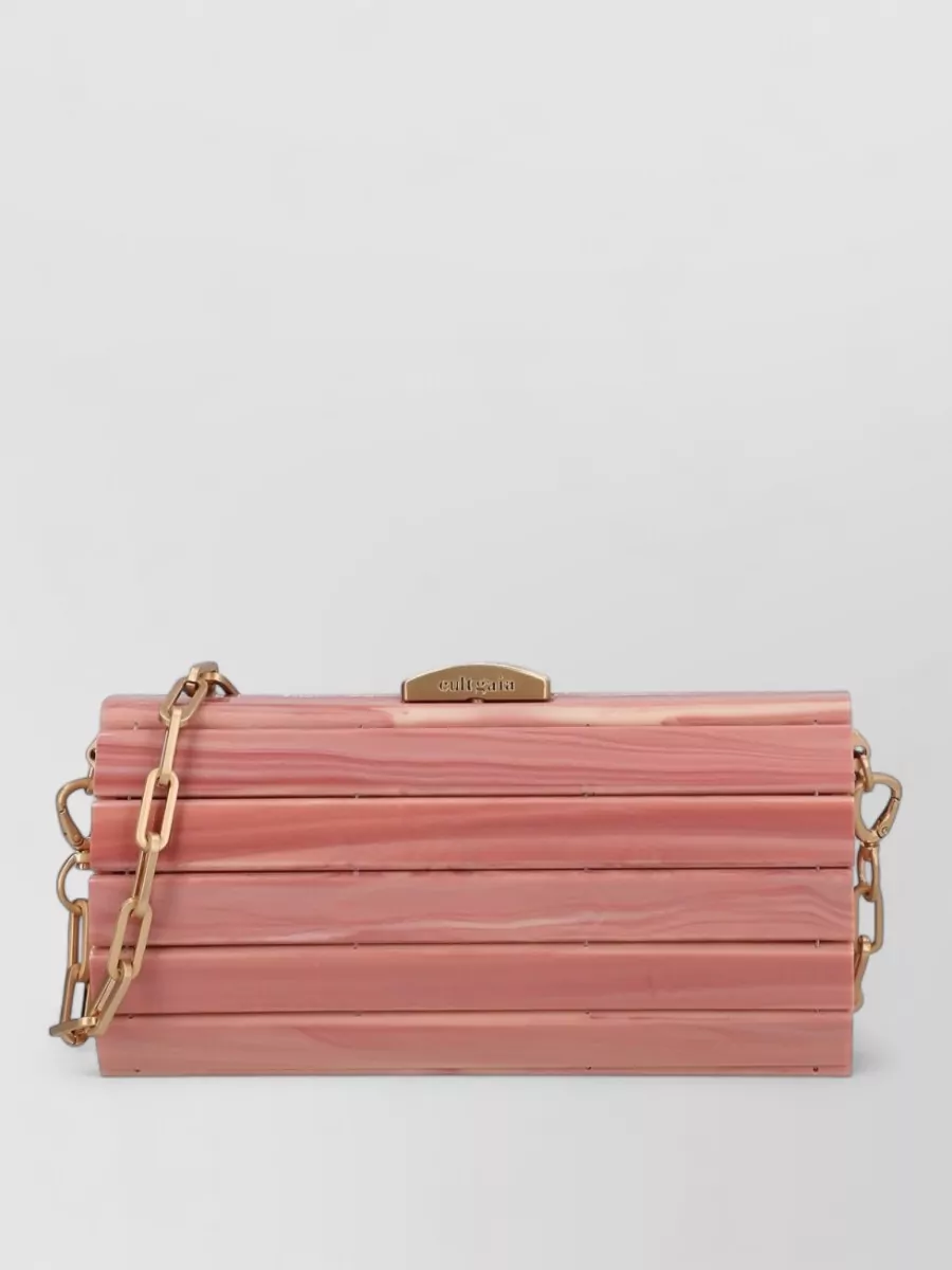 Cult Gaia acrylic mini clutch bag