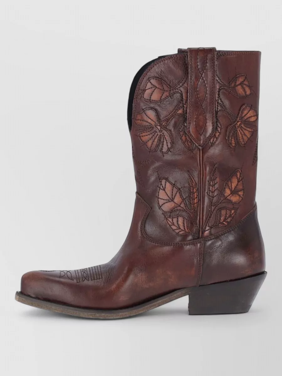 Golden Goose Leather Ankle Boots