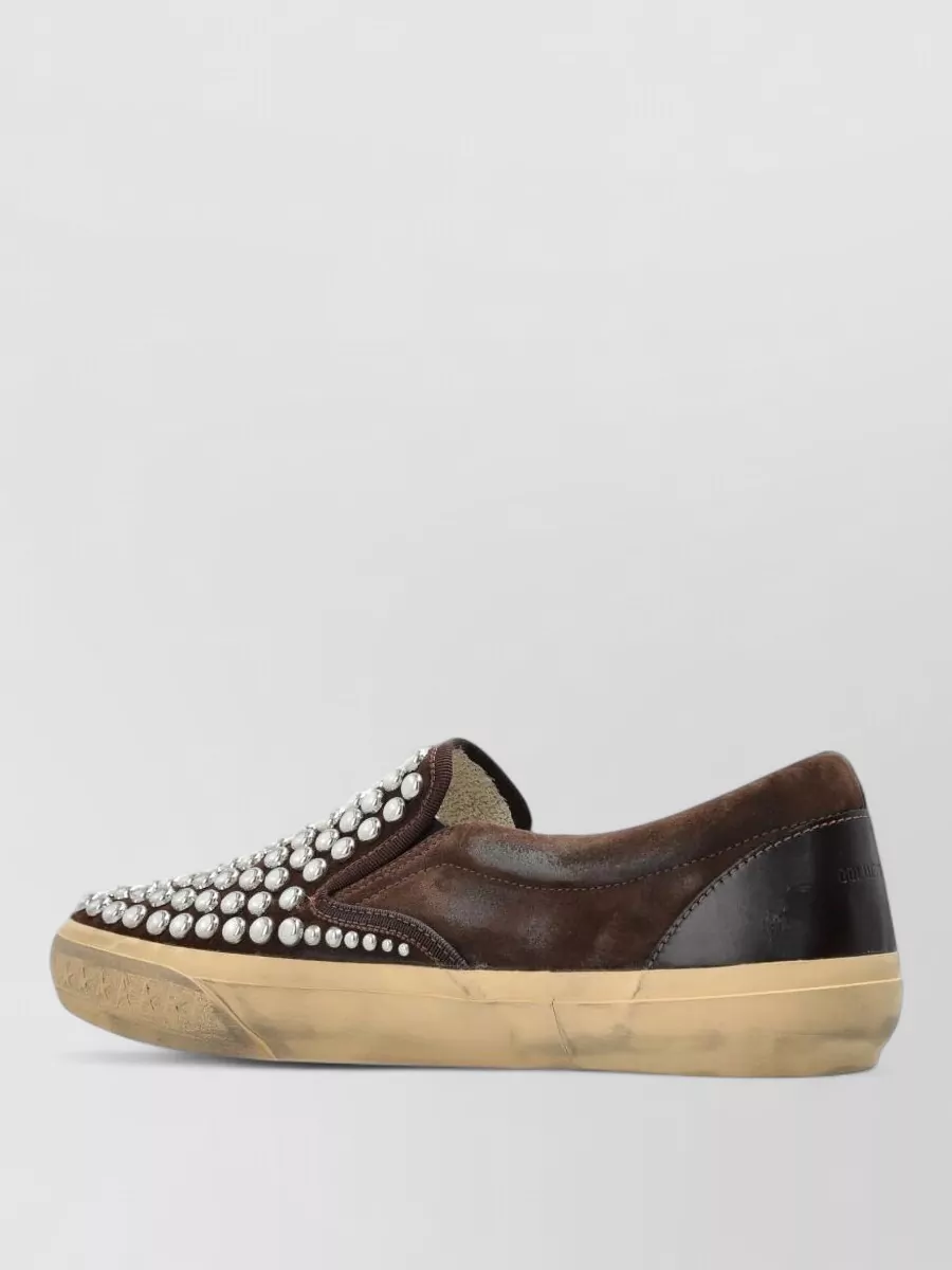 Golden Goose Studded Leather Loafers