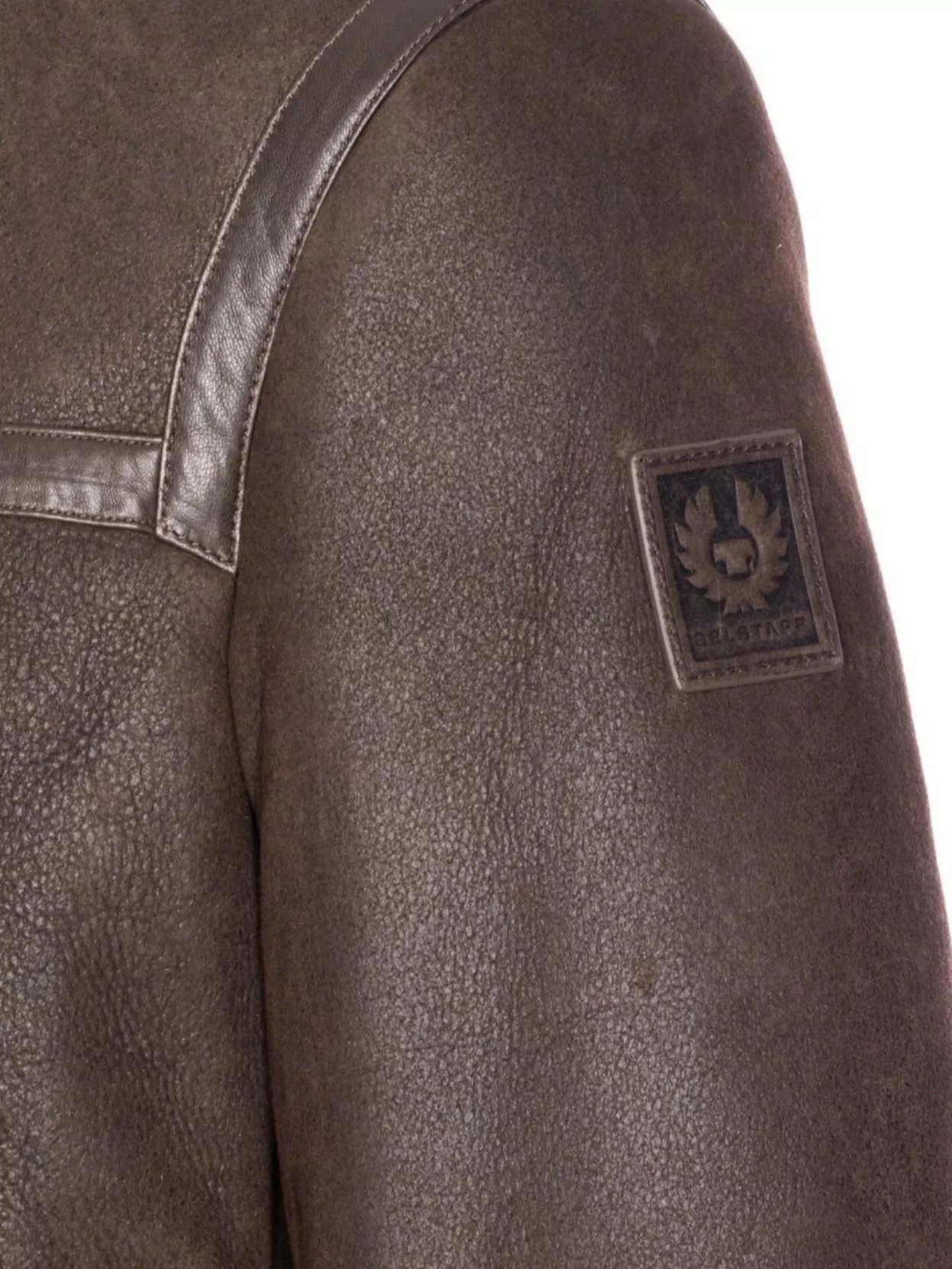 Belstaff Tundra Shearling Jacket High Collar